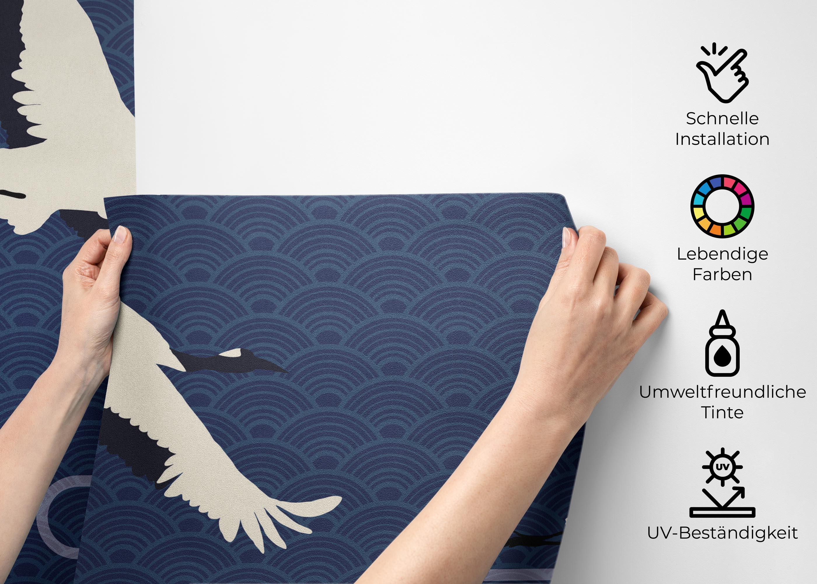 Fototapete Asiatic Oriental Background mockup 2