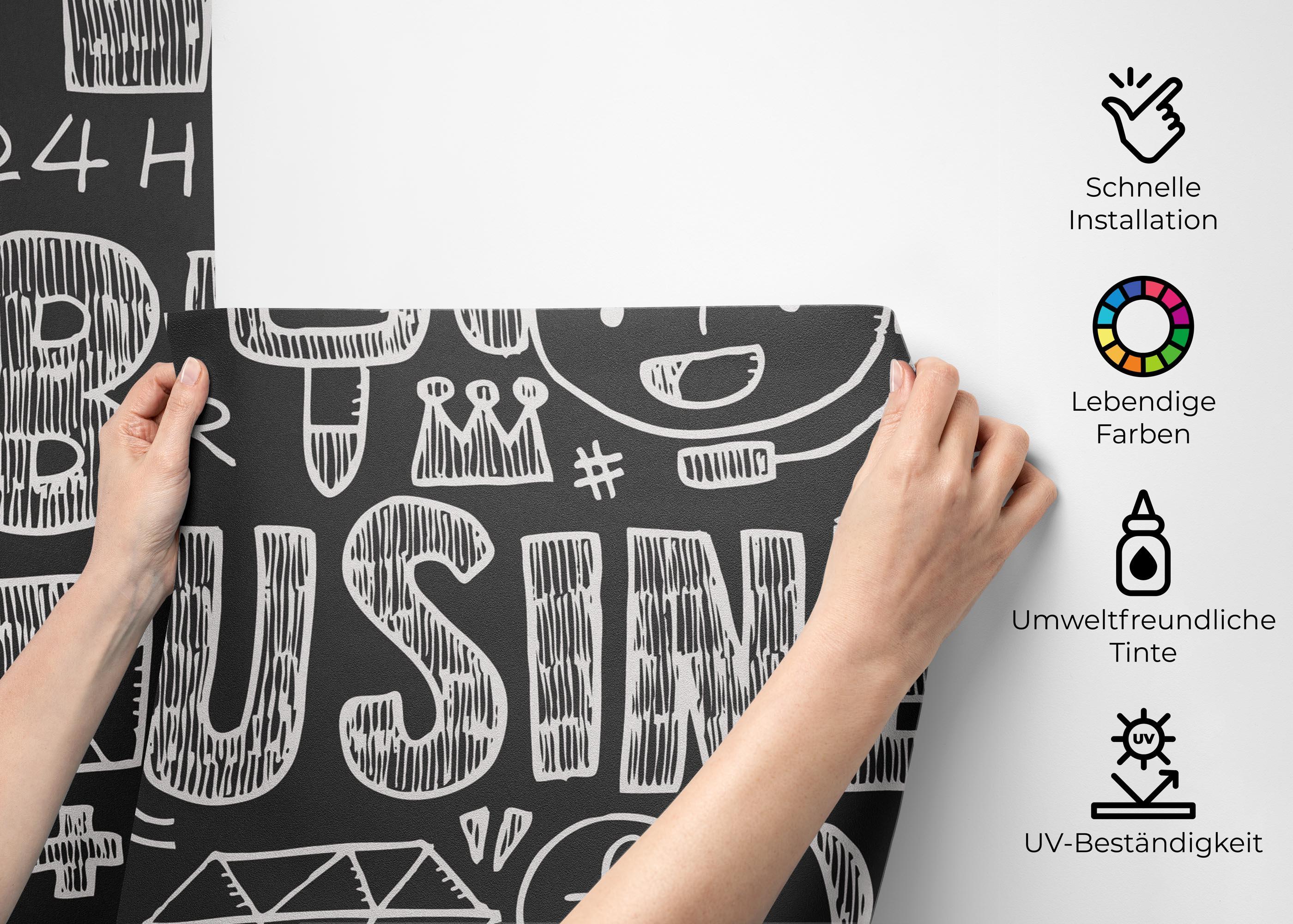 Fototapete Business Chalk Board mockup 2