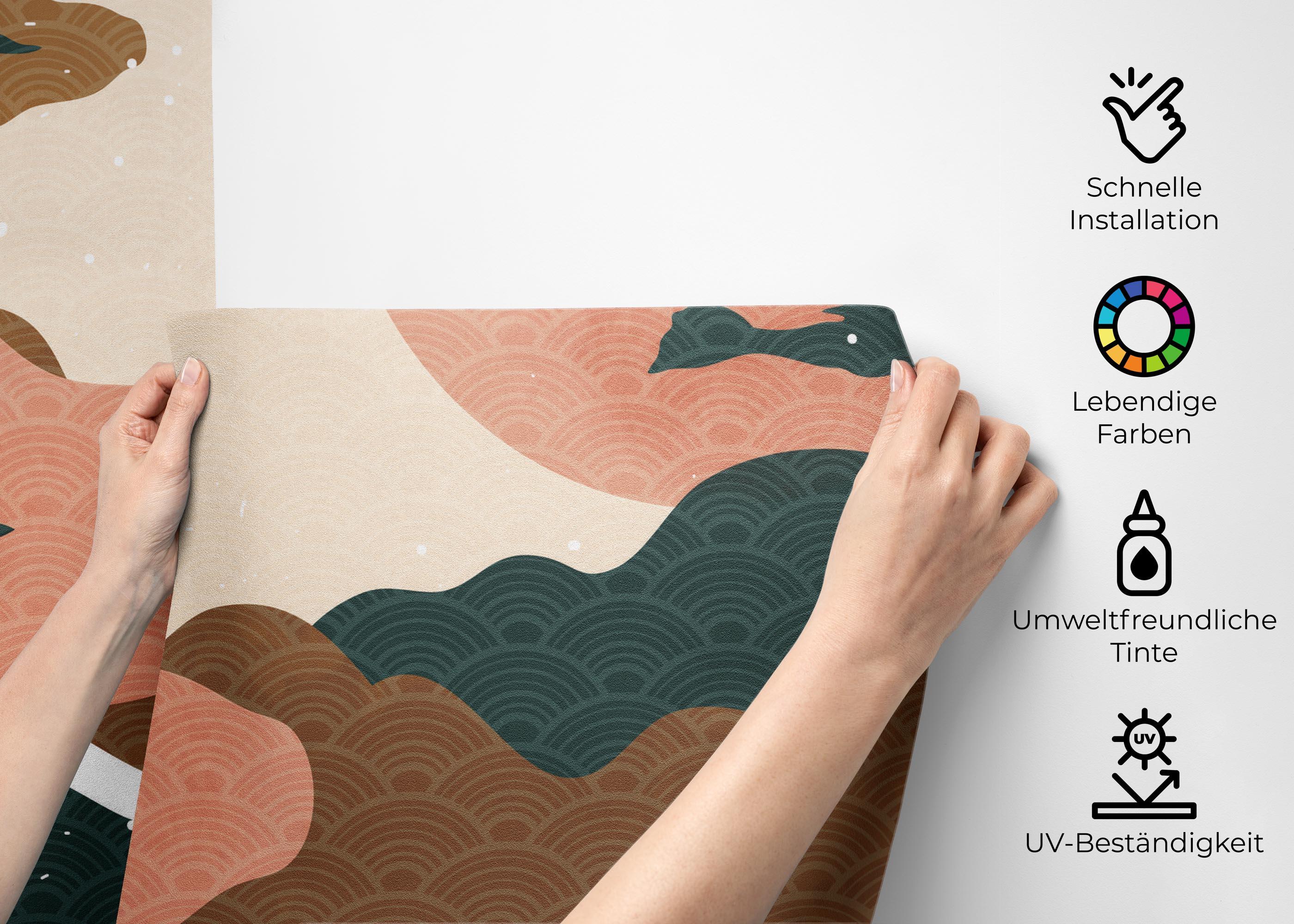 Fototapete Koi Fish Ocean mockup 2