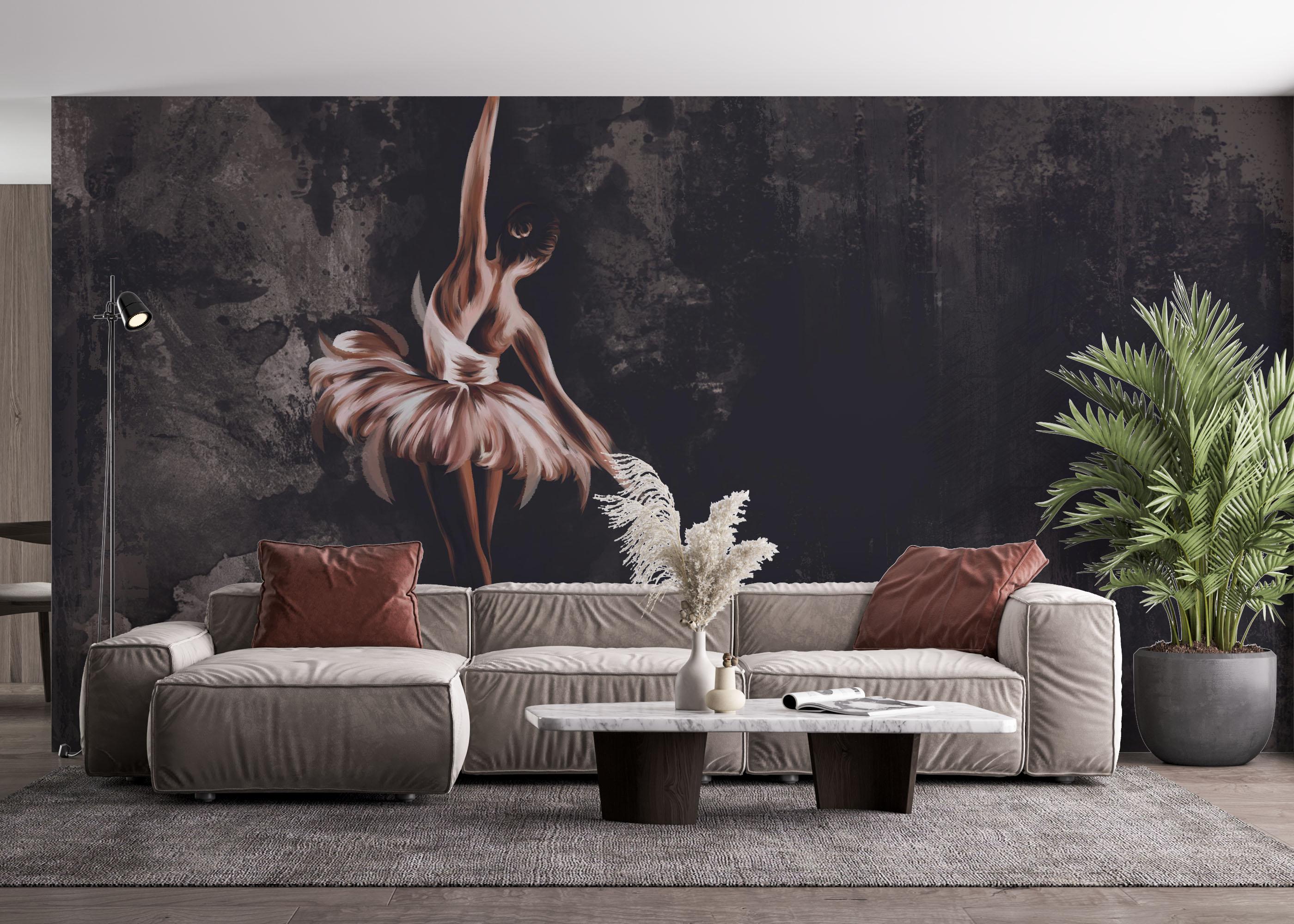 Fototapete Ballerina mockup 4