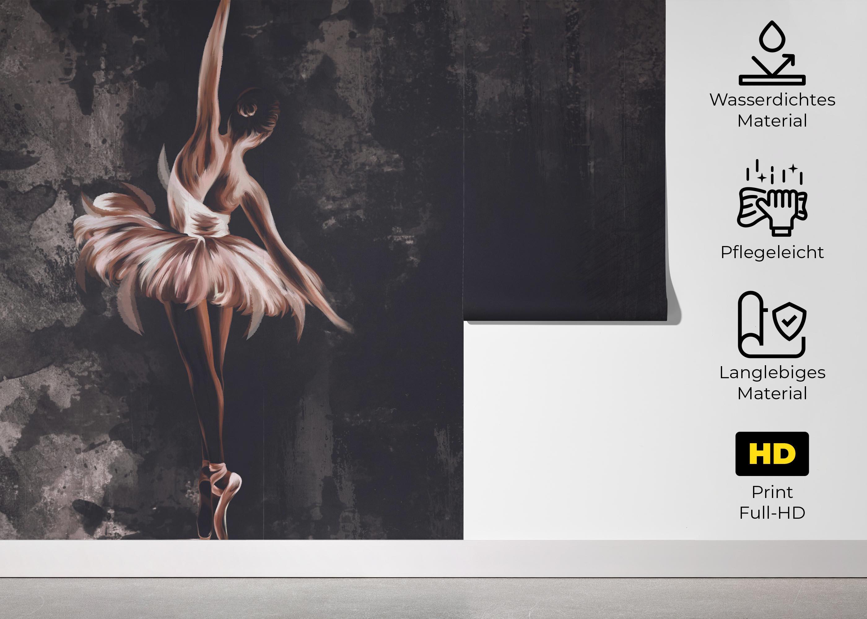 Fototapete Ballerina mockup 5
