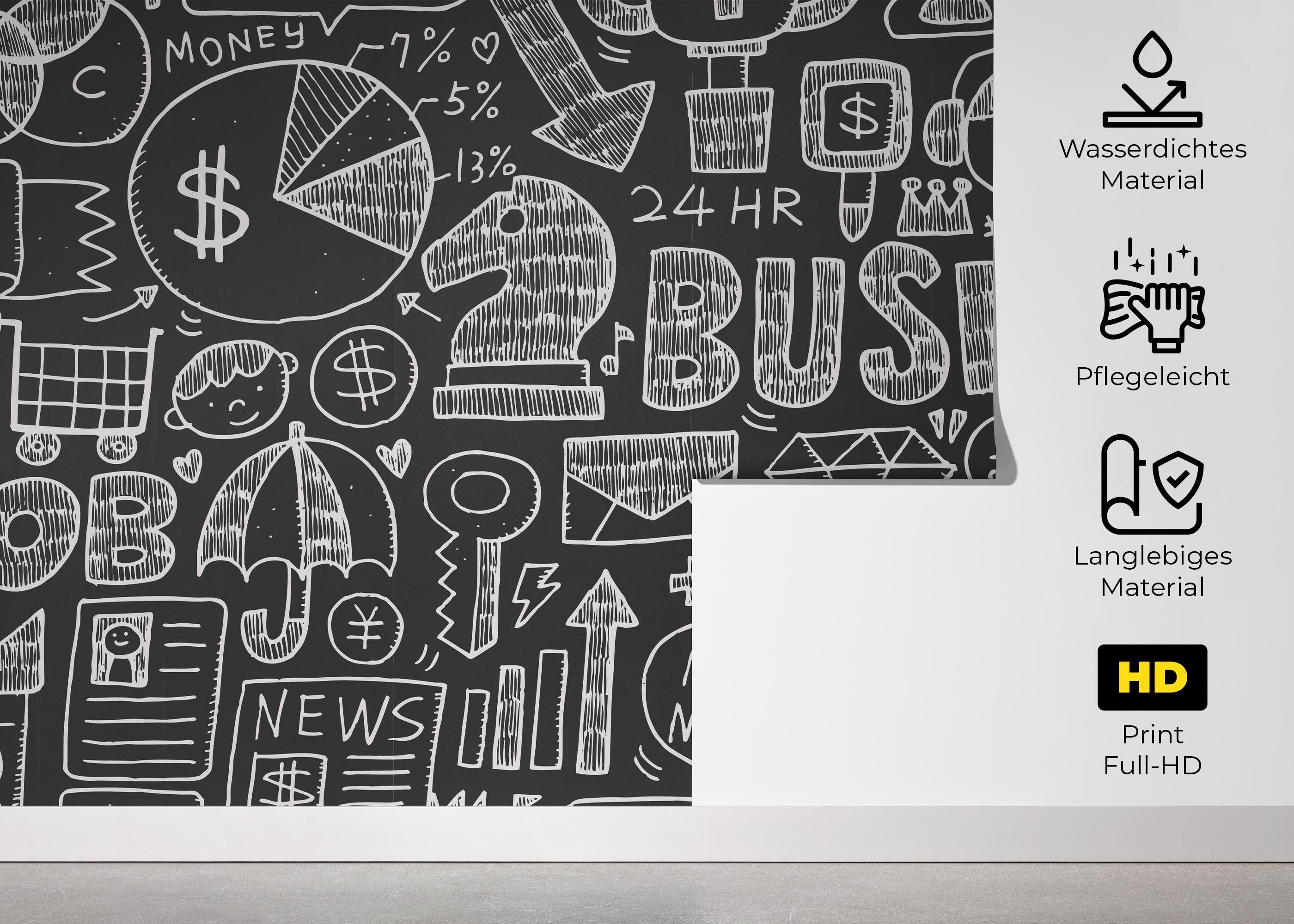 Business Chalk Board mockup 5