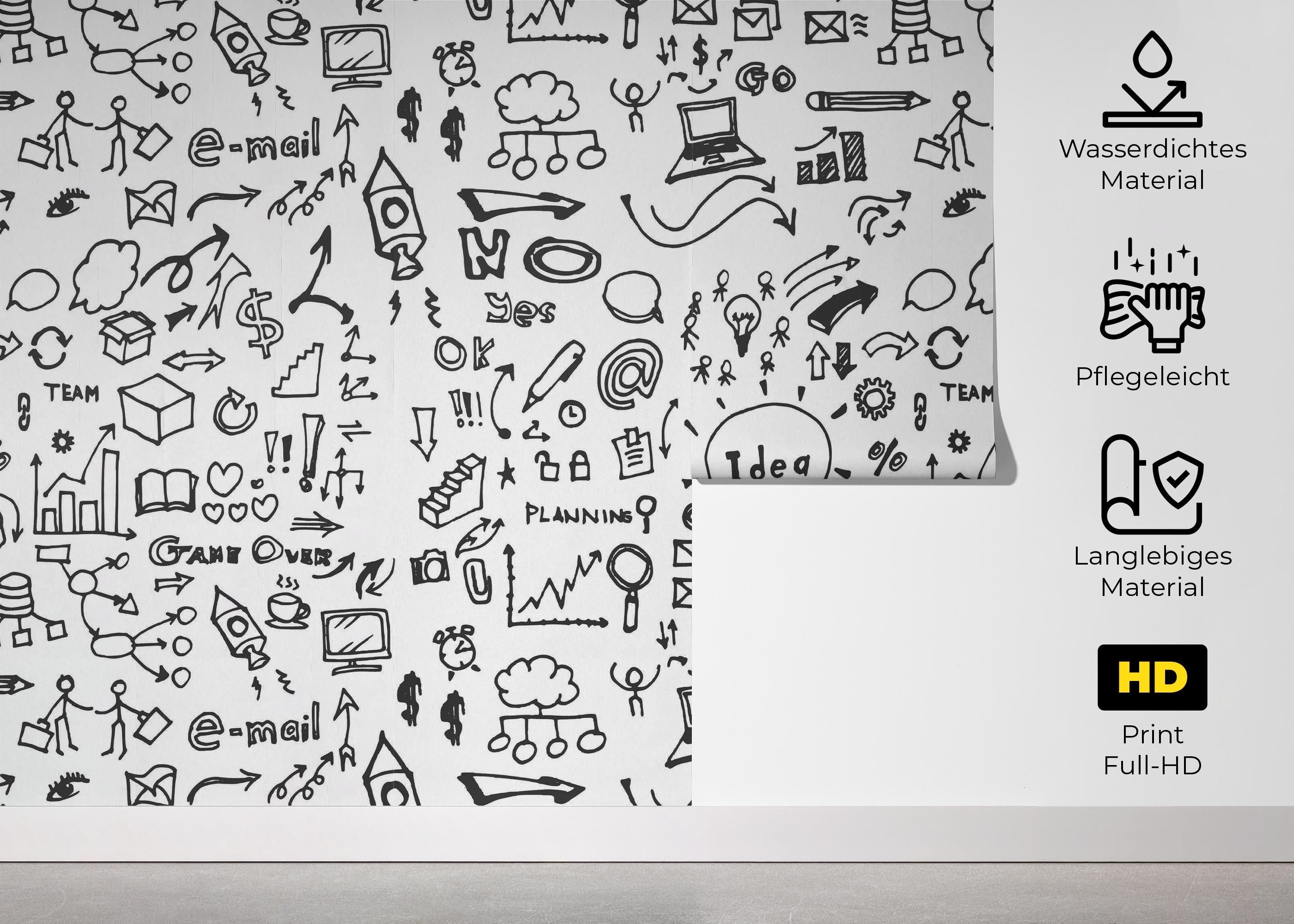 Doodle Pattern mockup 5