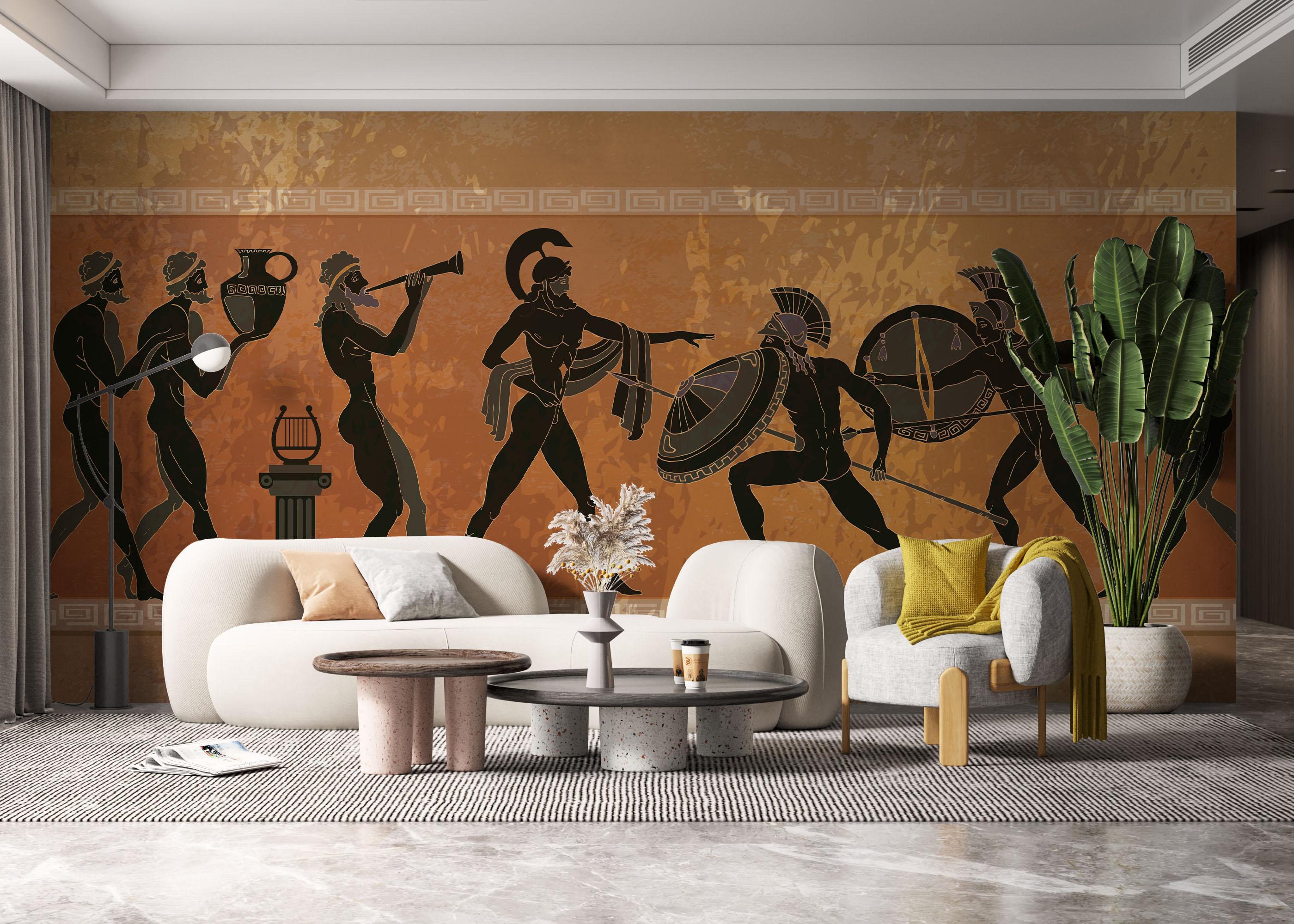 Fototapete Ancient Greek mockup 6