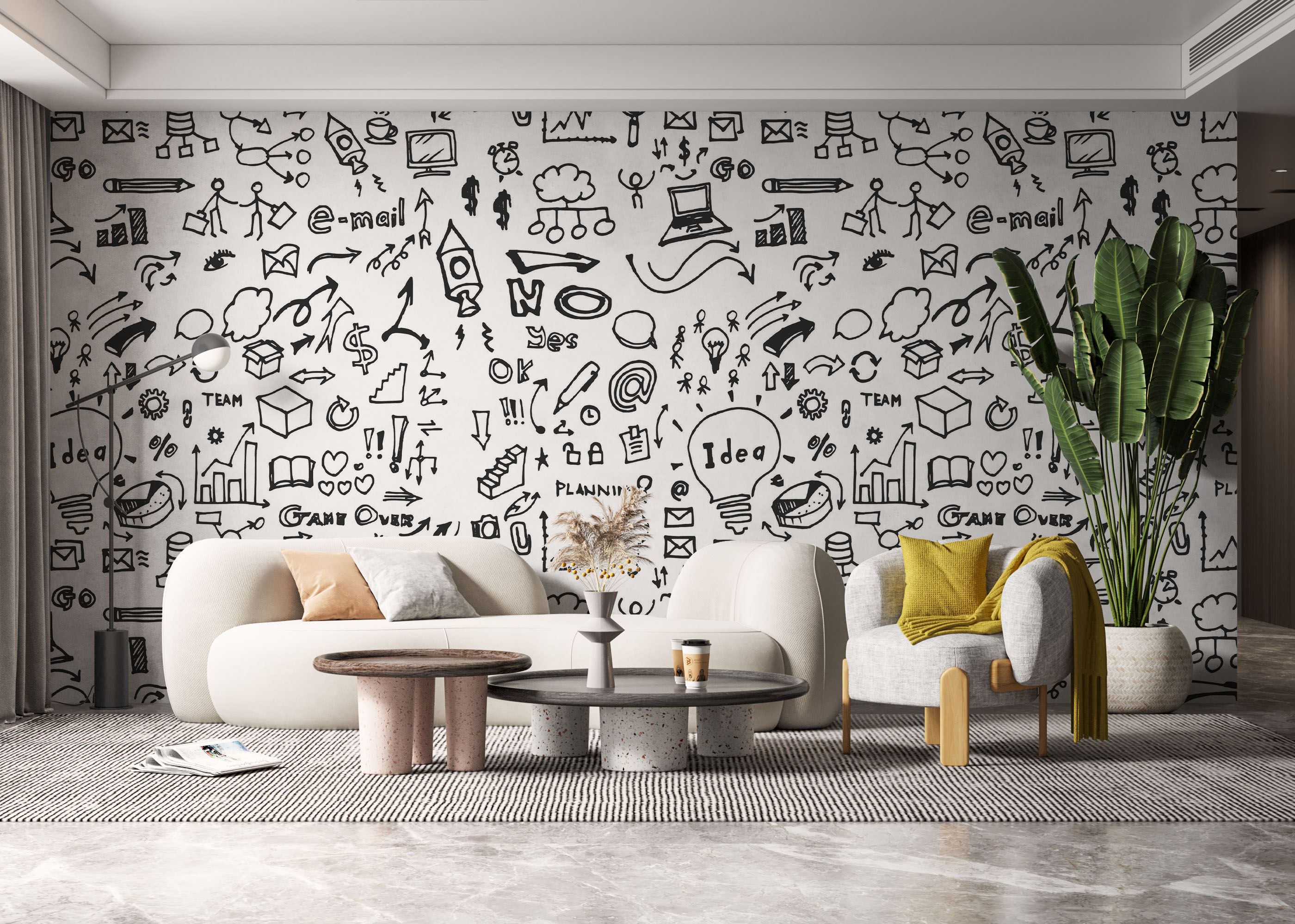 Doodle Pattern mockup 6