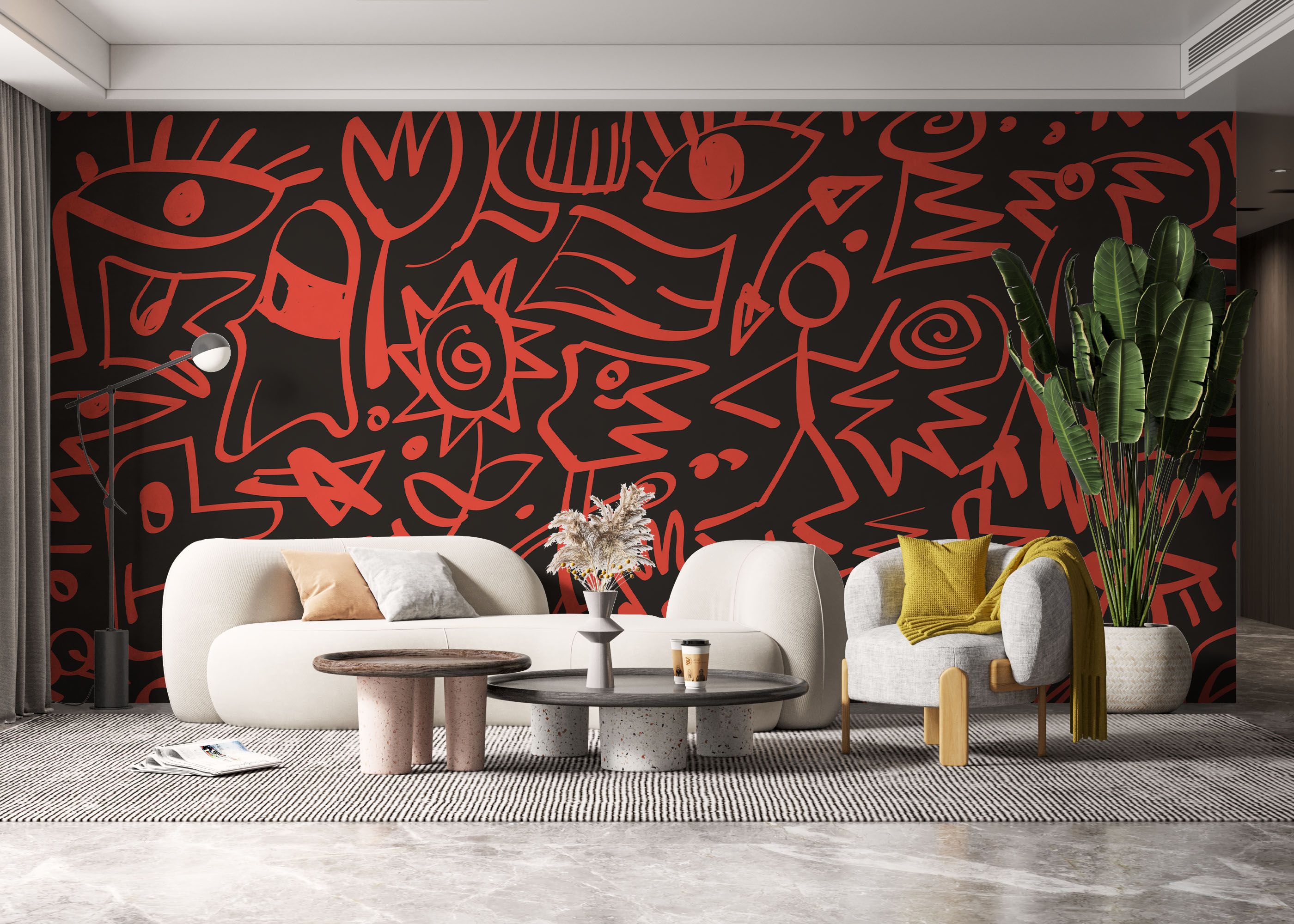 Doodles Pattern mockup 6