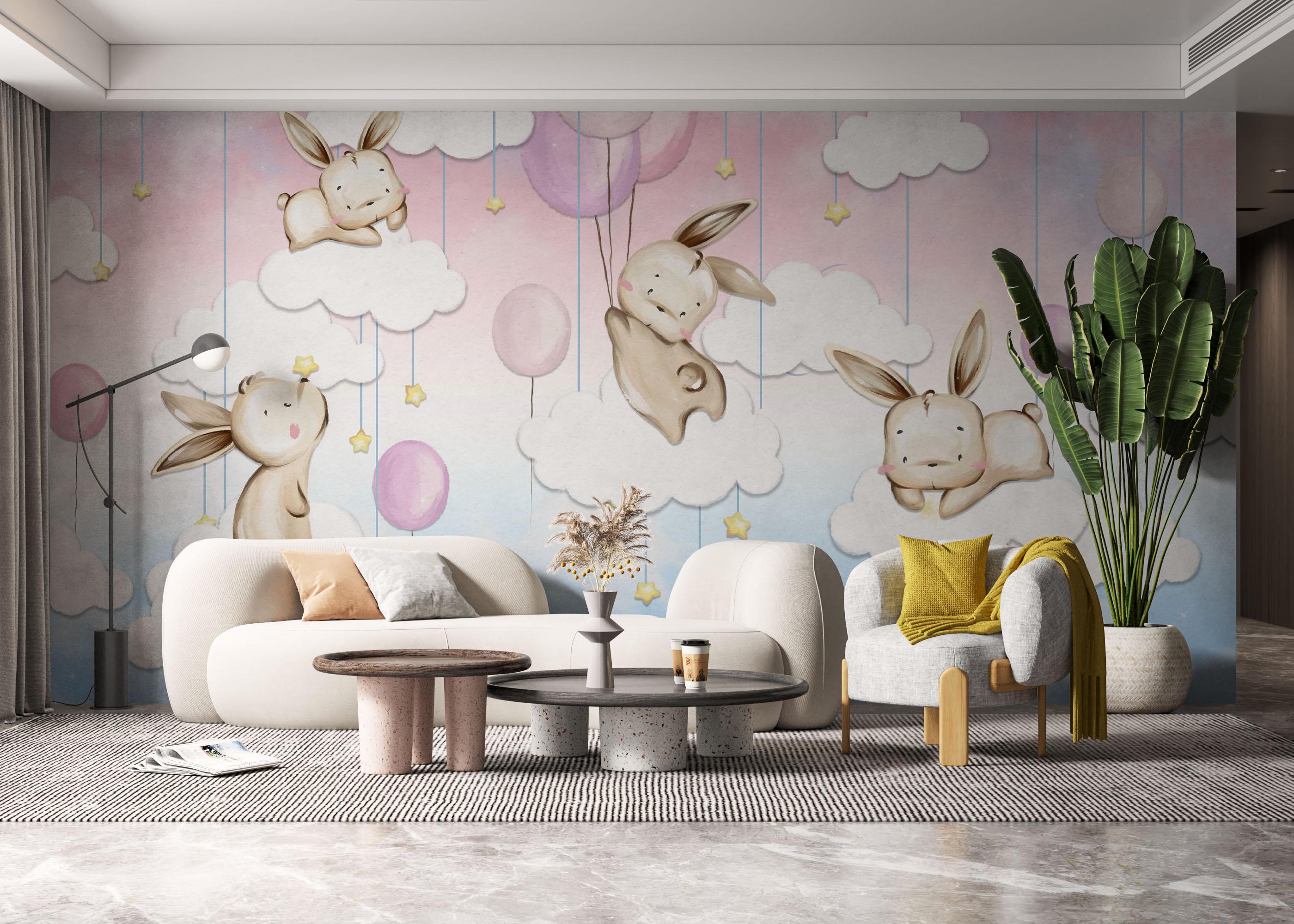 Fototapete Dreamy Bunny mockup 6