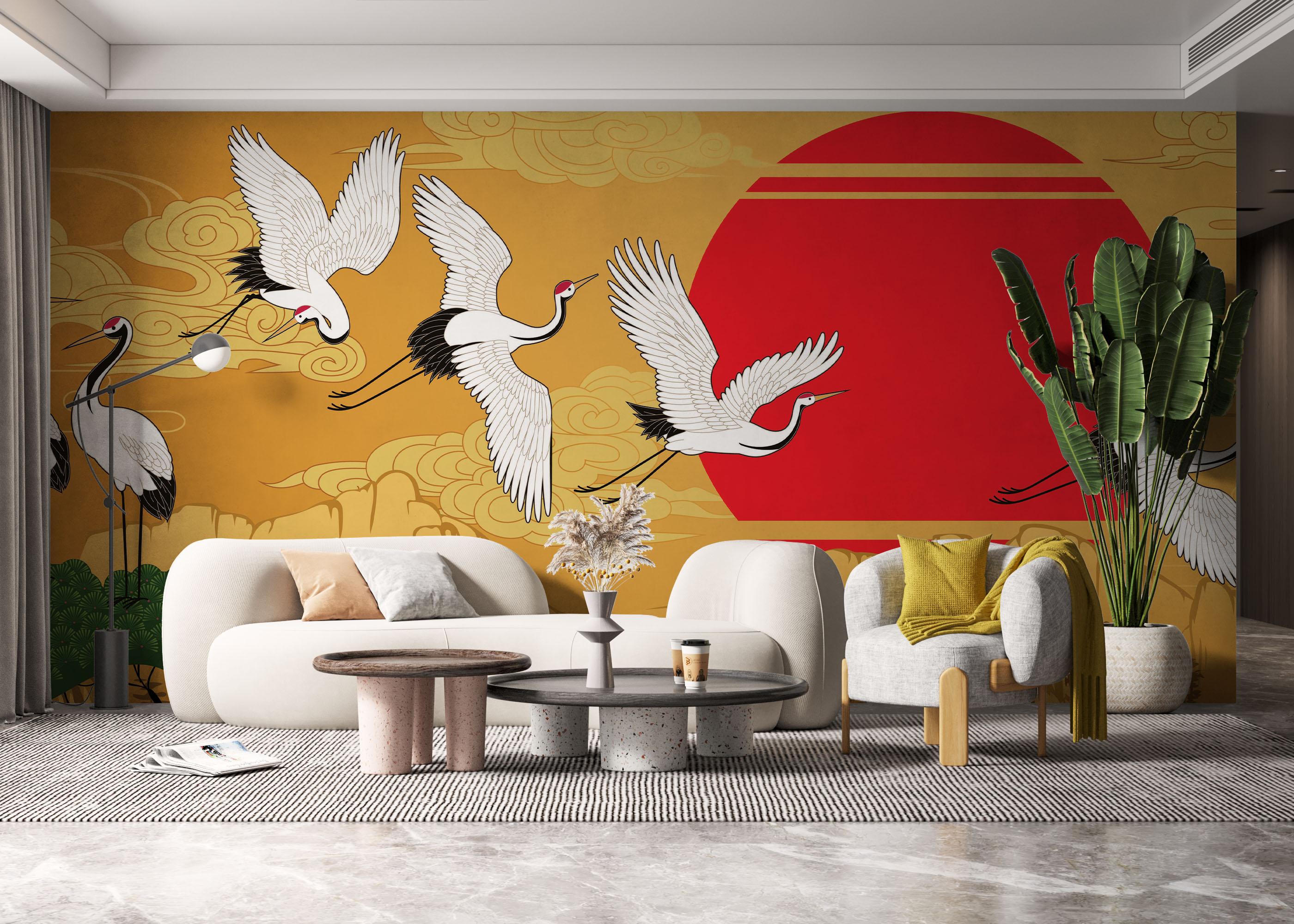 Fototapete Japanese Horizontal Landscape mockup 6