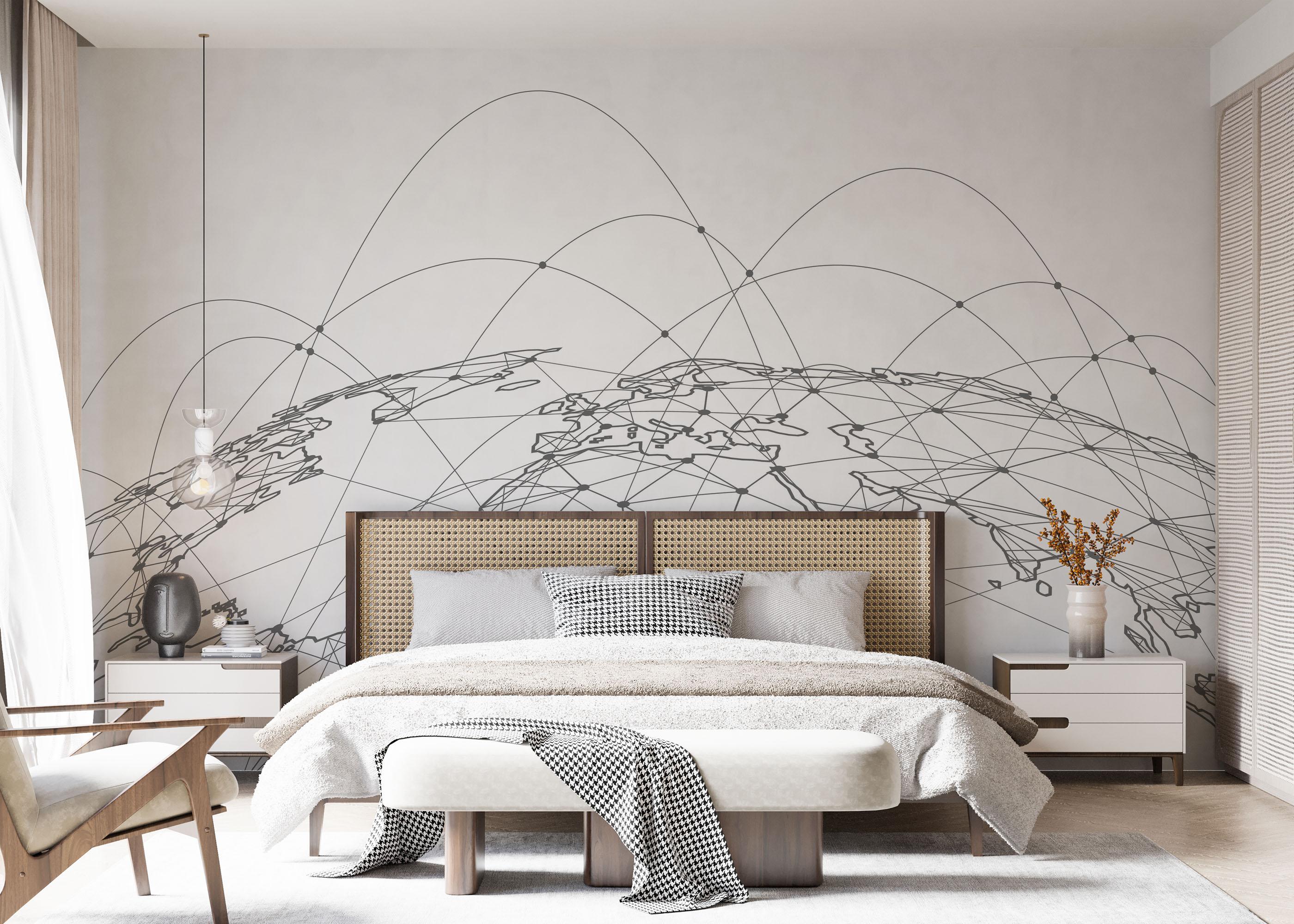 Fototapete Global_network mockup 7