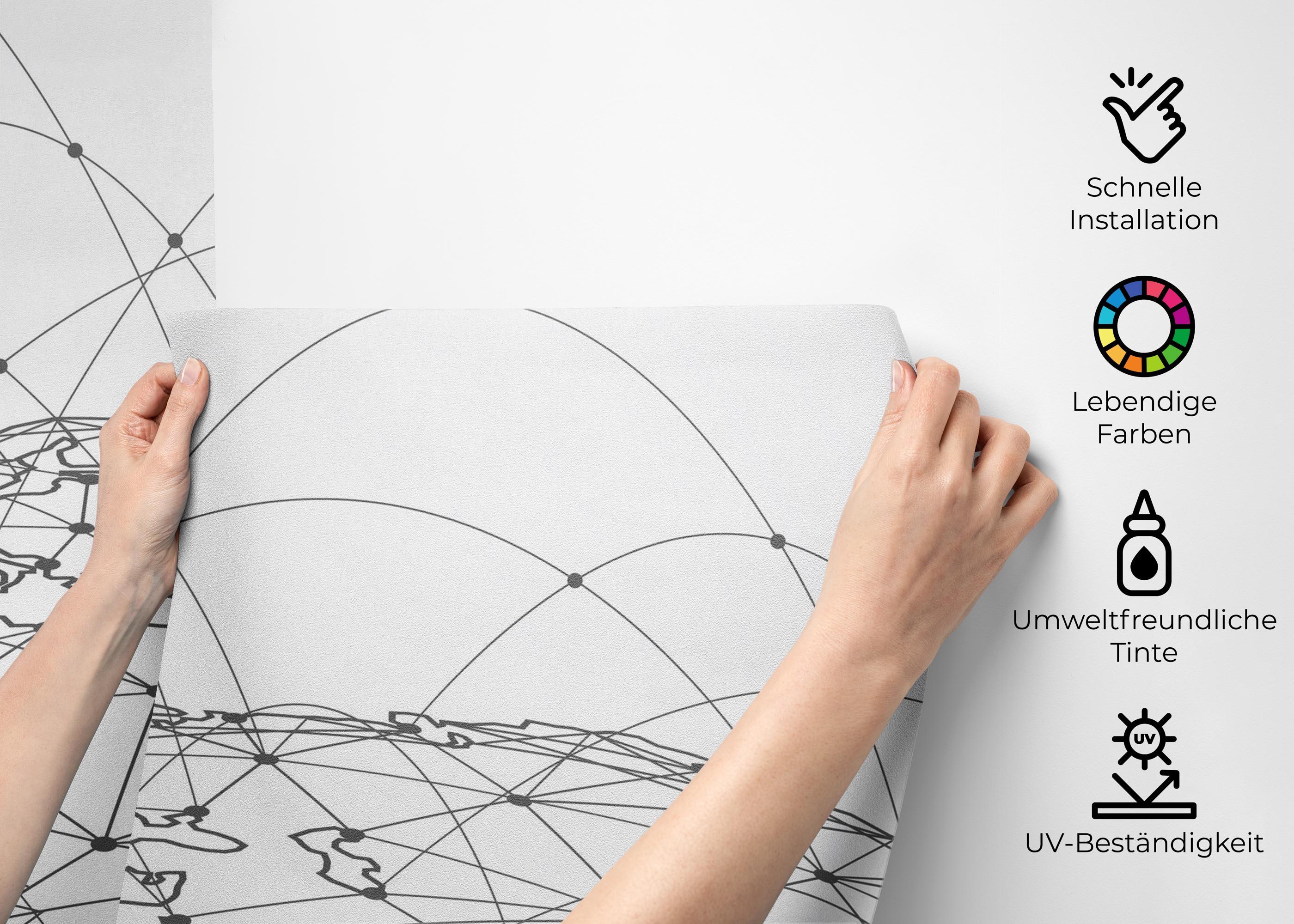 Fototapete Global_network mockup 2