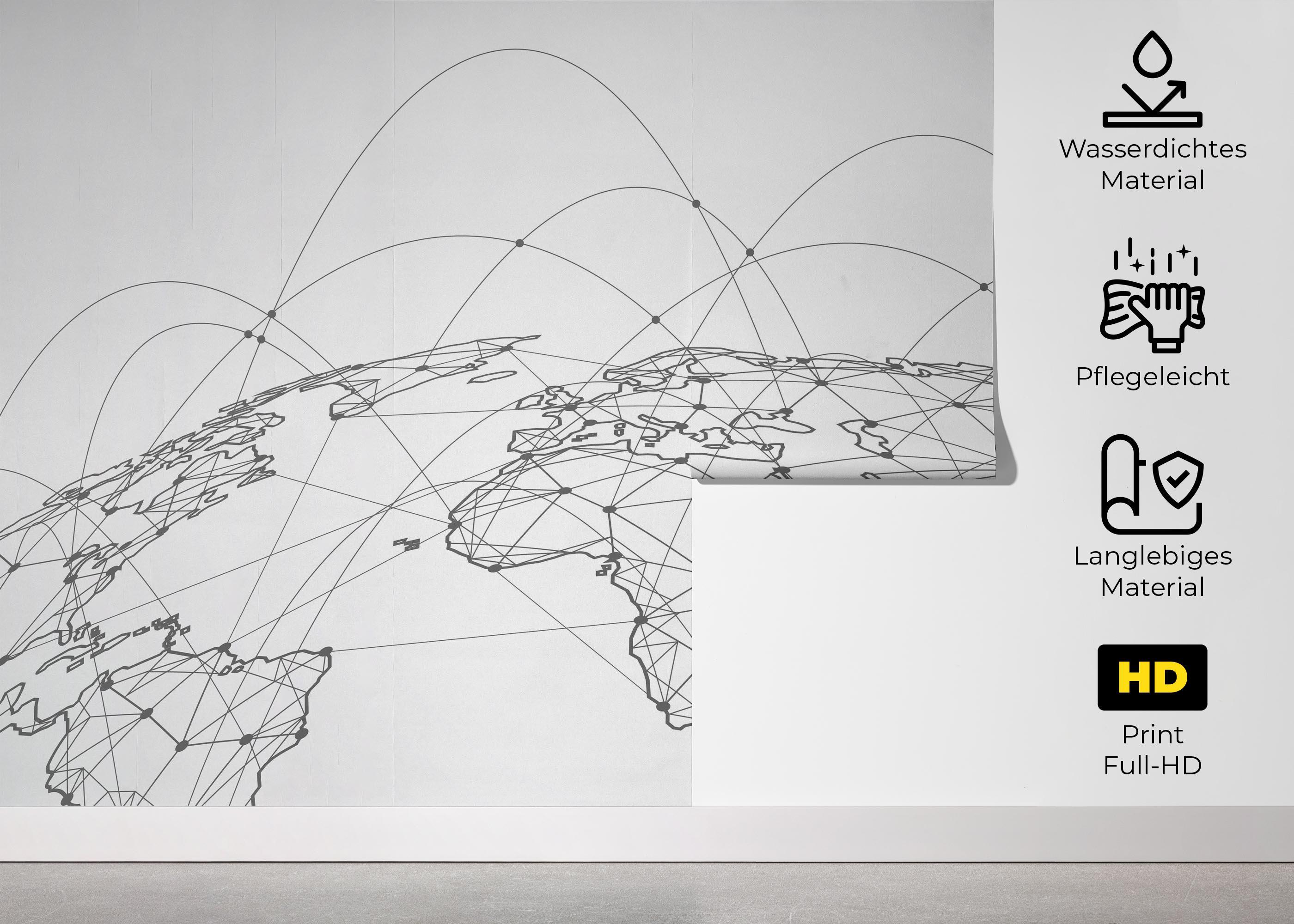 Fototapete Global_network mockup 5