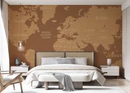 Brown World Map mockup 7