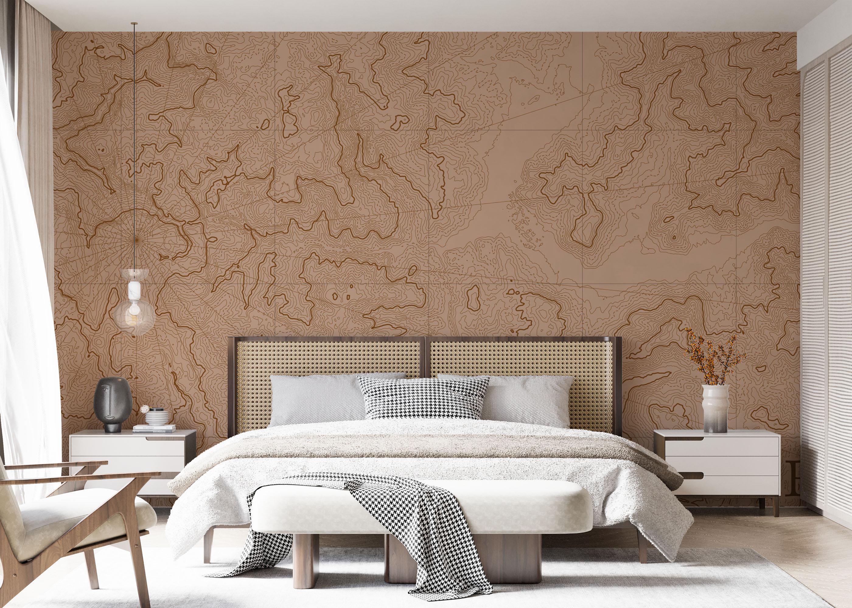 Fototapete Cool Old Map mockup 7