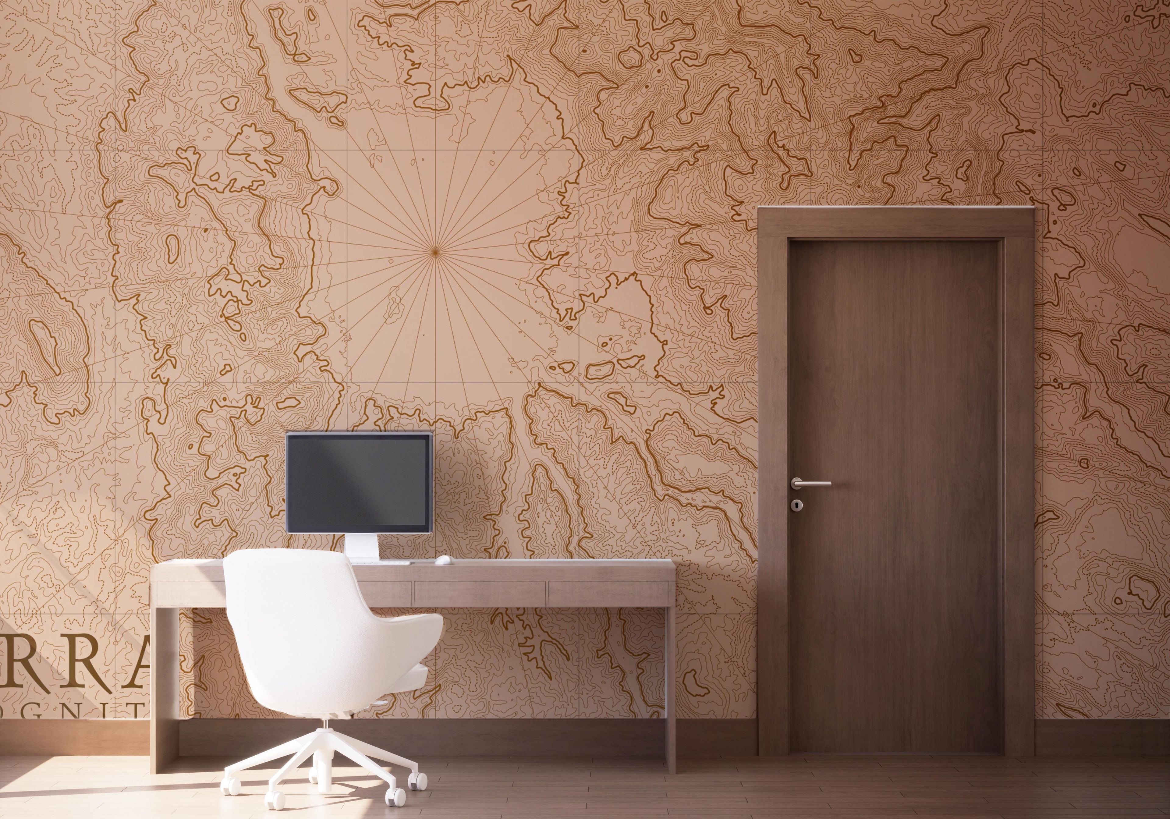 Cool Vintage Map mockup 1