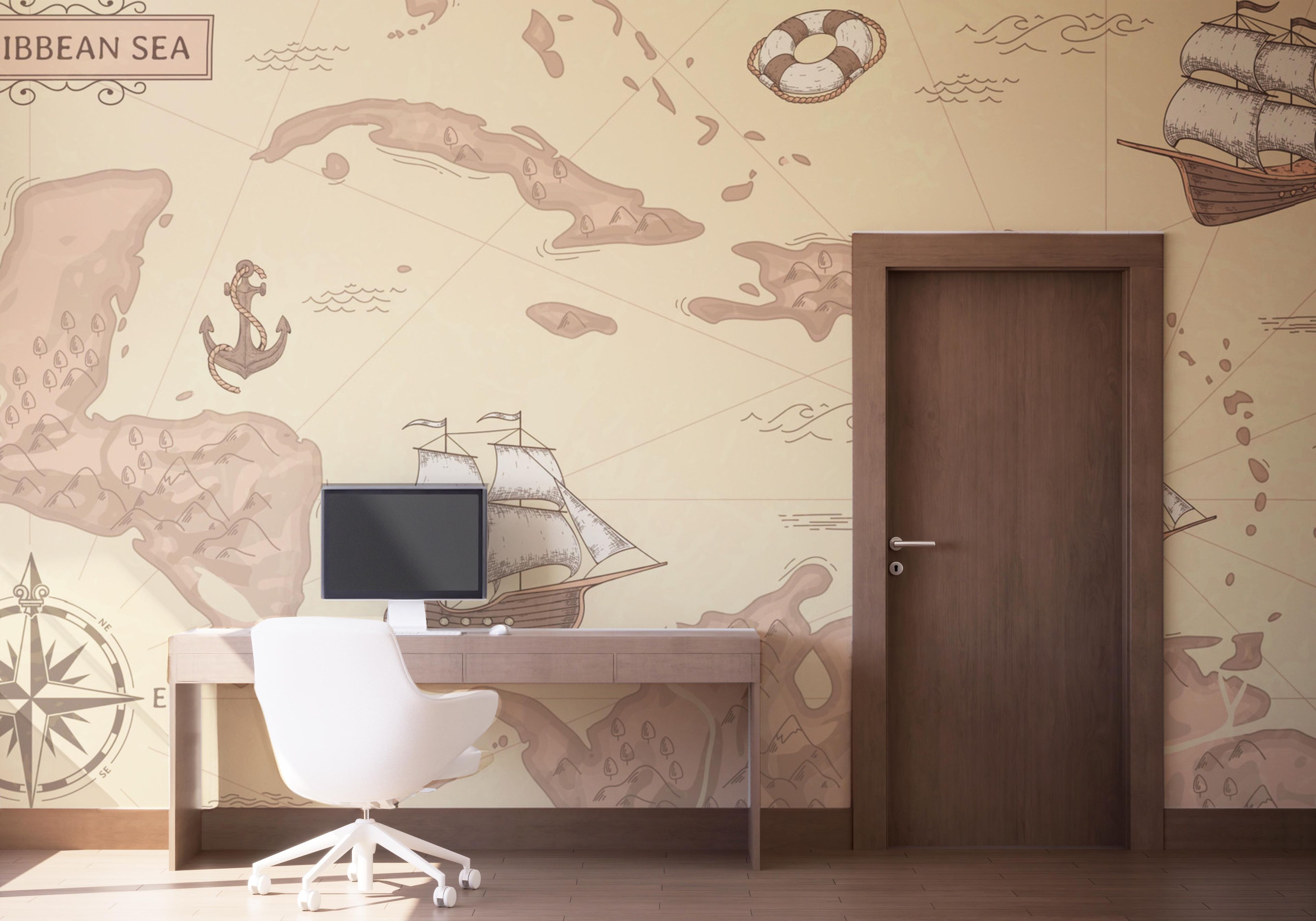 Light Pink Map mockup 1