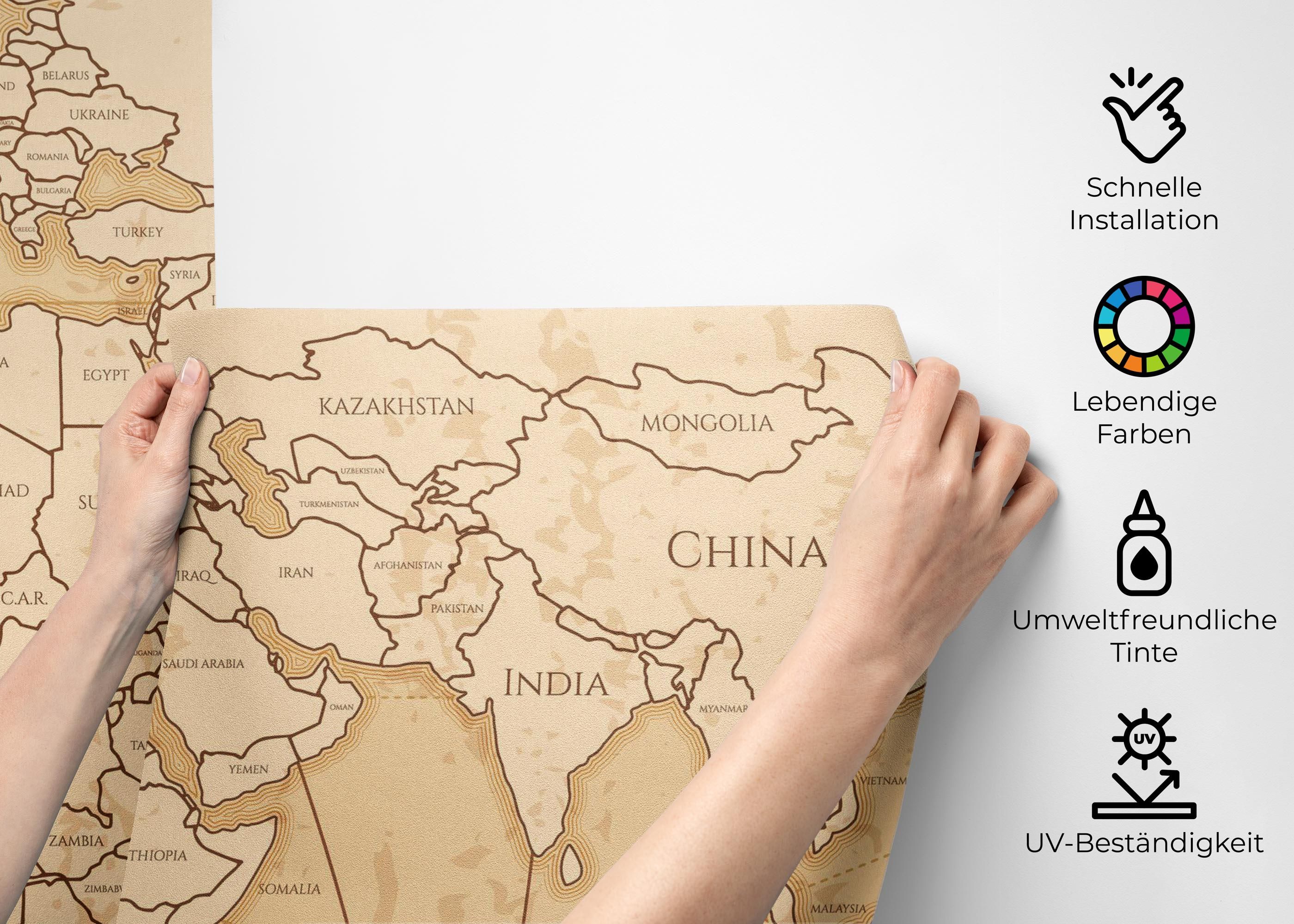 Boat Old Map mockup 2