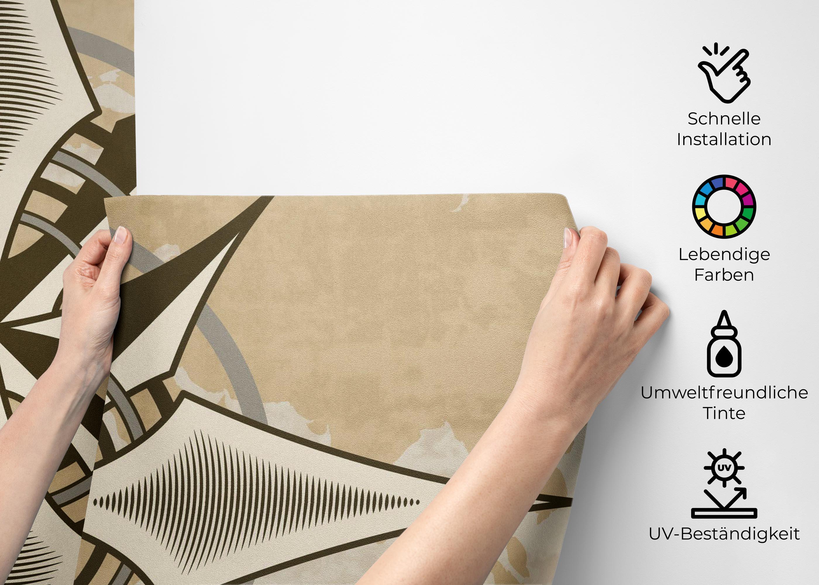 Fototapete Compass Design mockup 2