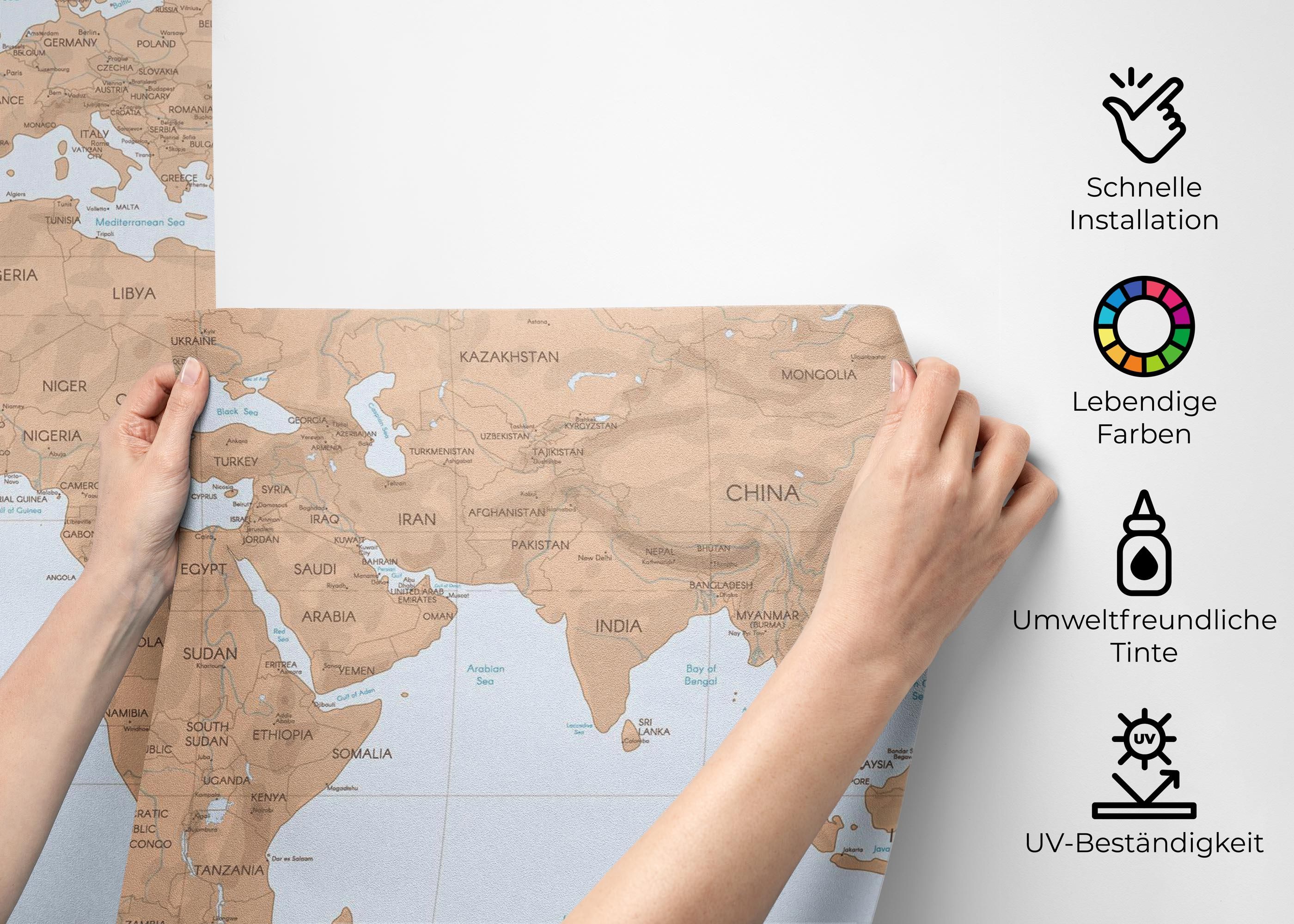 Dark Cream Map mockup 2