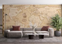 Boat Old Map mockup 4