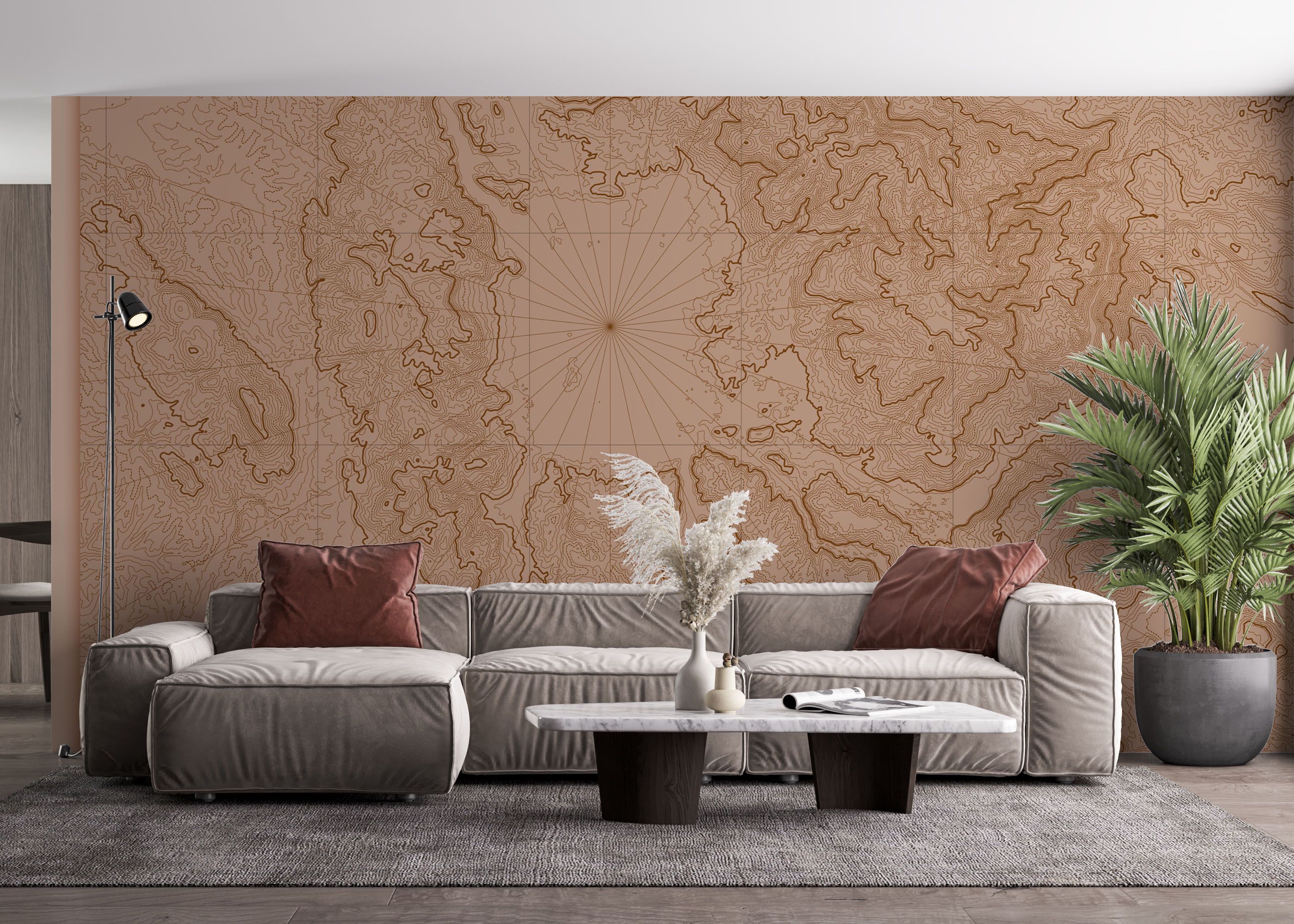 Cool Vintage Map mockup 4