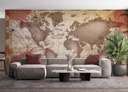 Red Brown Map mockup 4