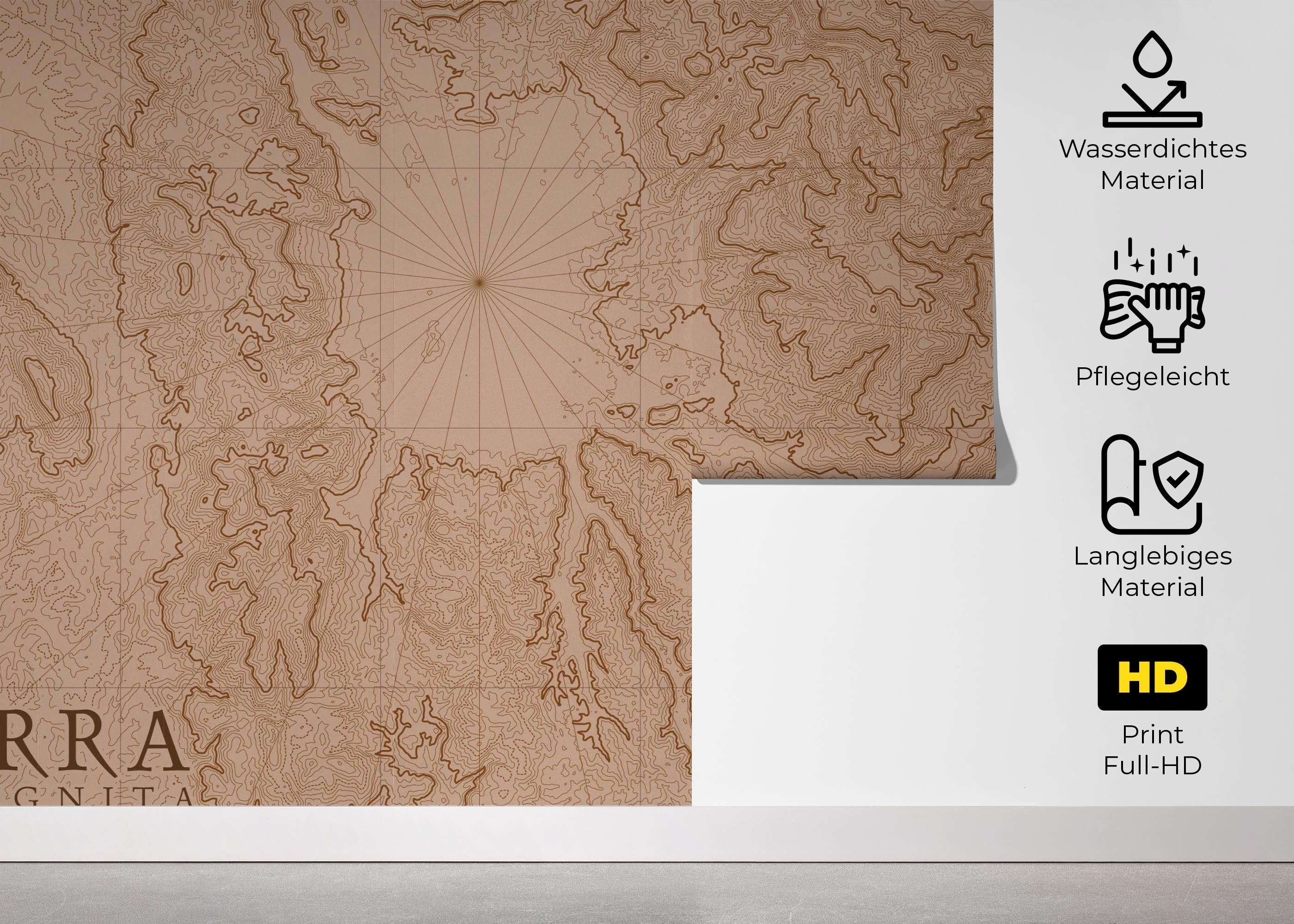 Cool Vintage Map mockup 5