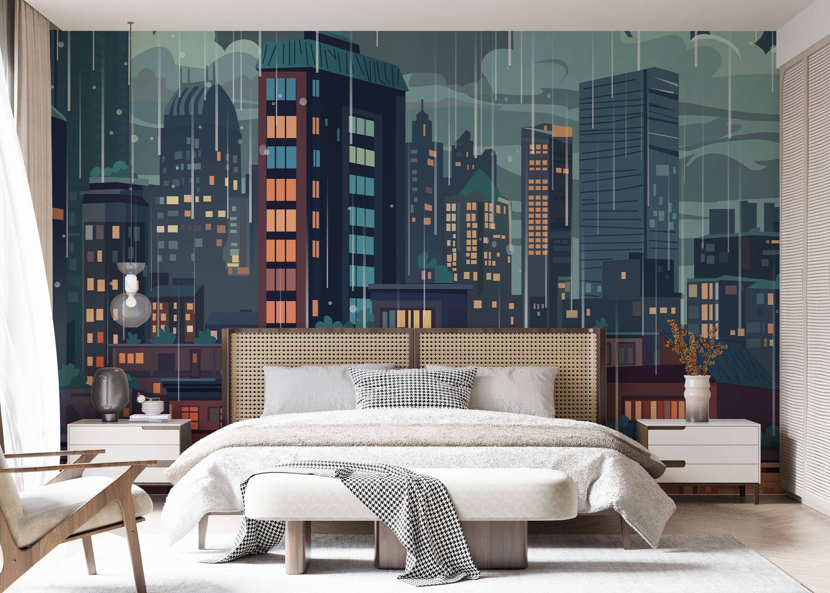 Fototapete England City Art mockup 7