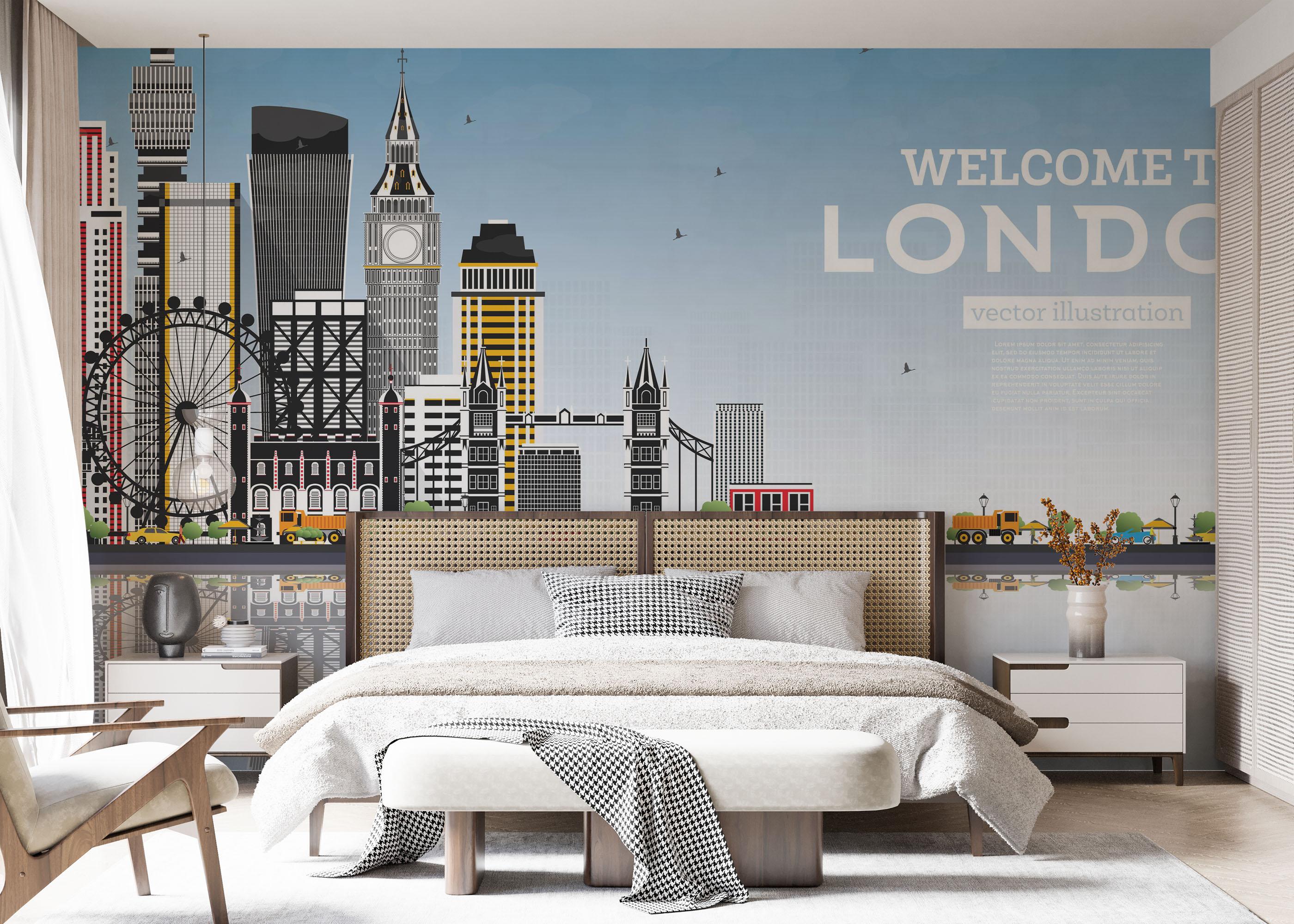 Fototapete Welcome To London mockup 7