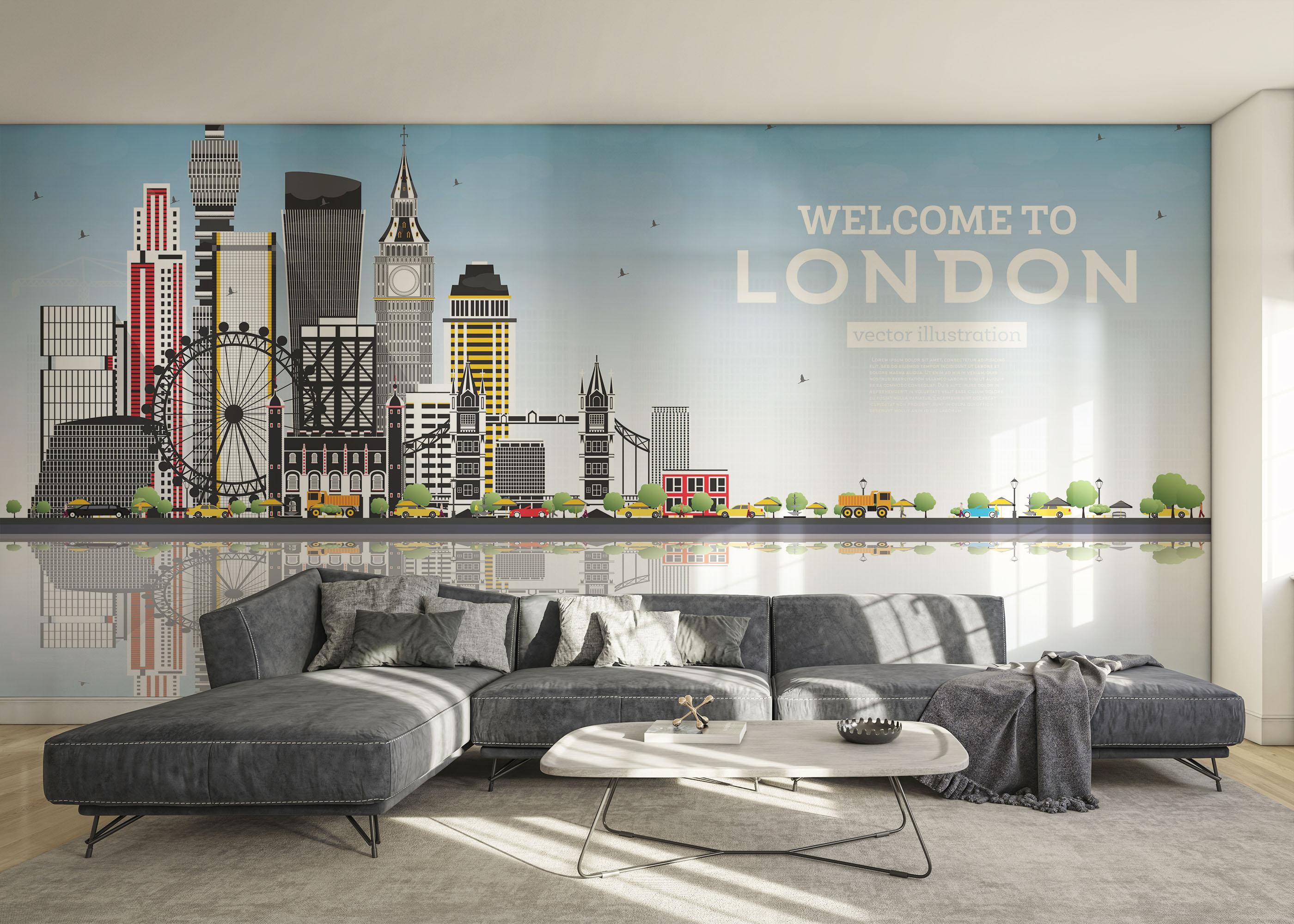 Fototapete Welcome To London mockup 0