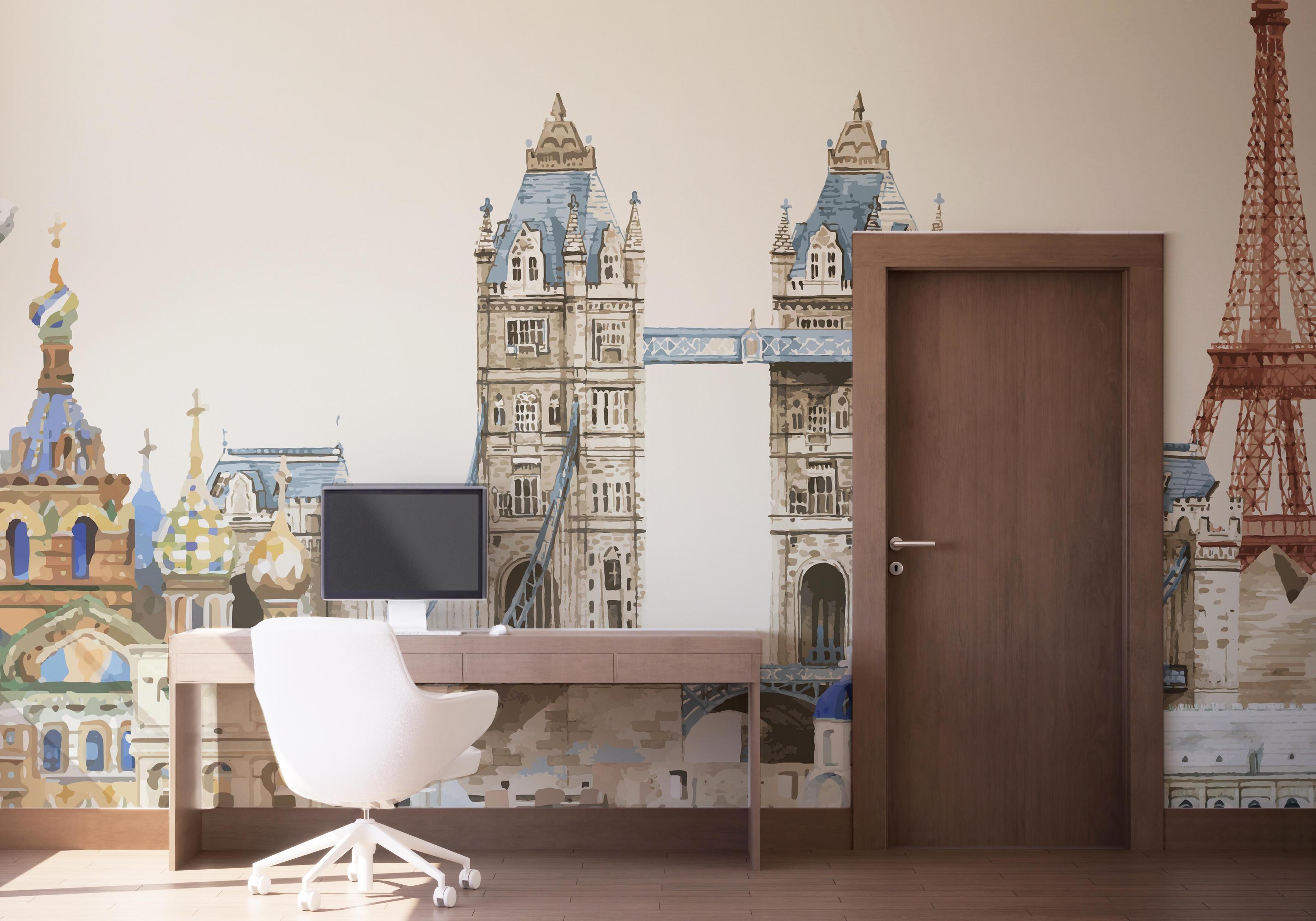 Fototapete Art Travel mockup 1