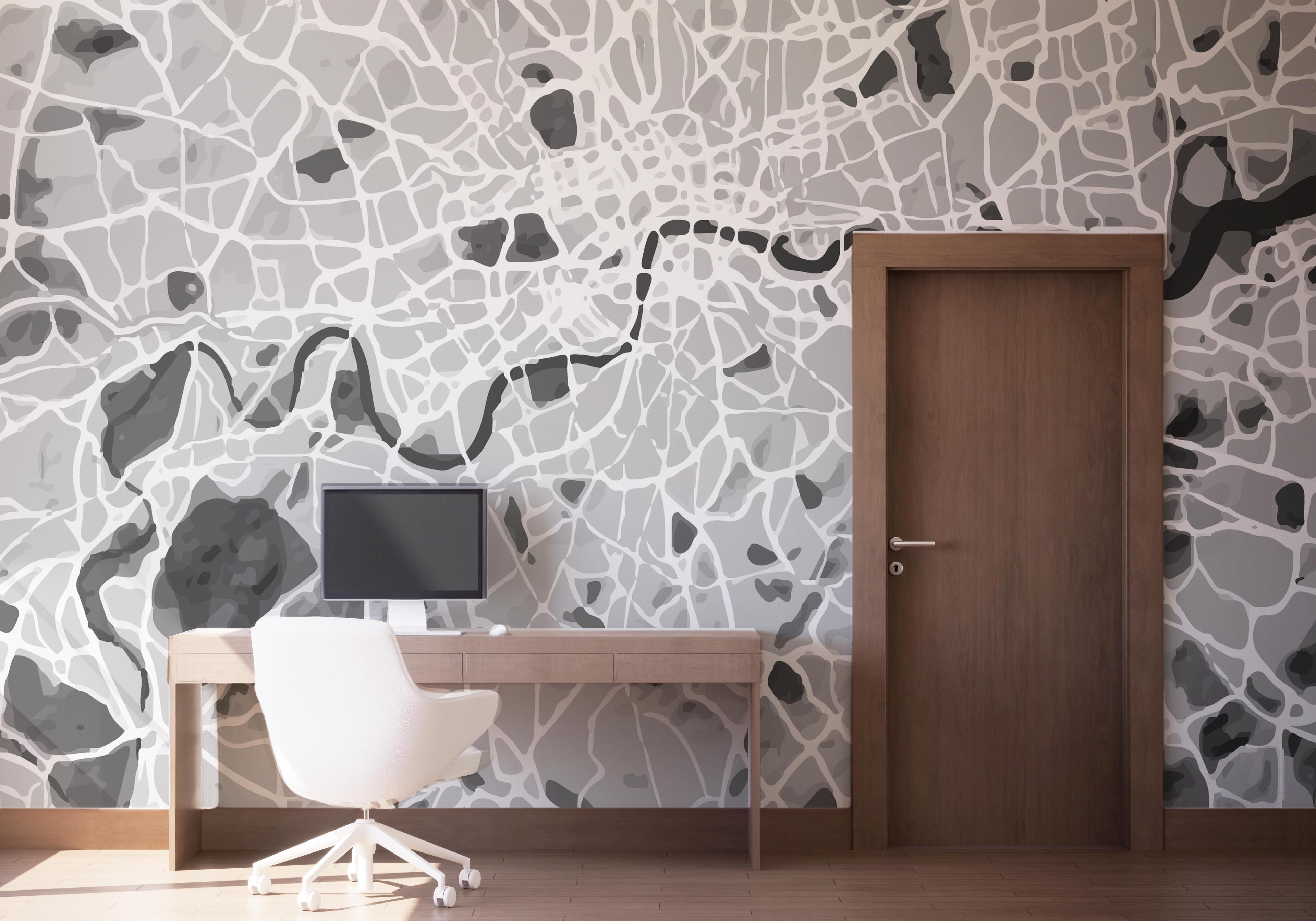 Fototapete Light Grey London mockup 1