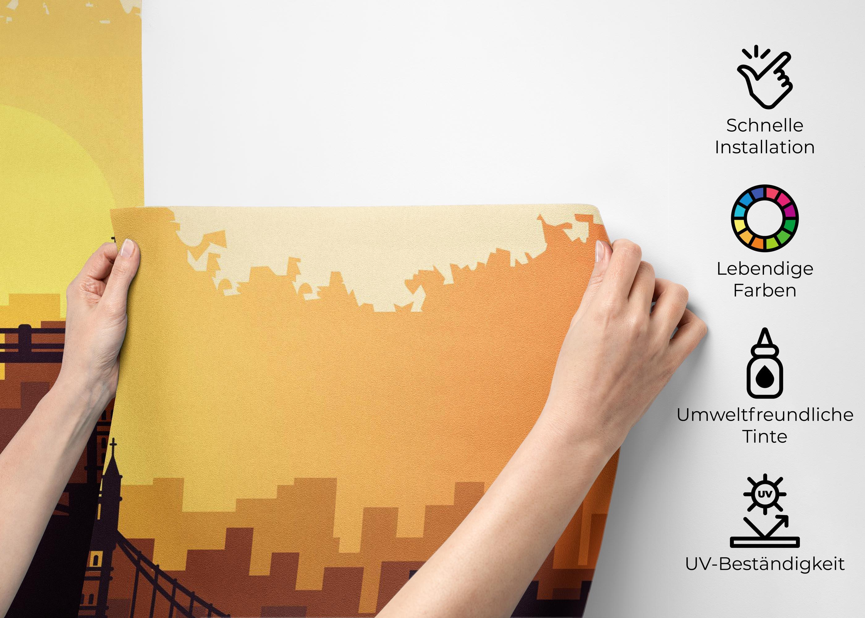 Fototapete Big Sun London mockup 2