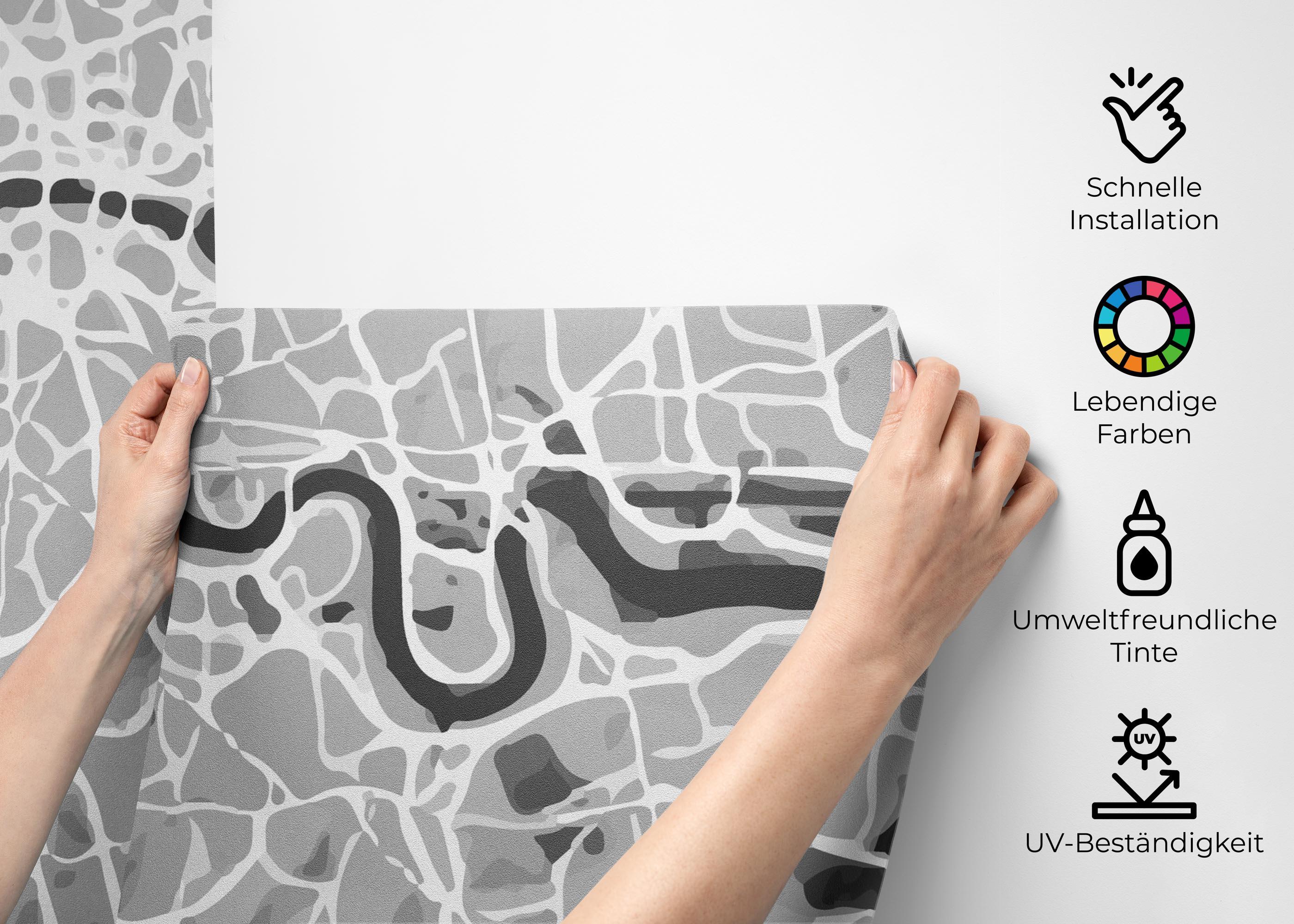 Fototapete Light Grey London mockup 2