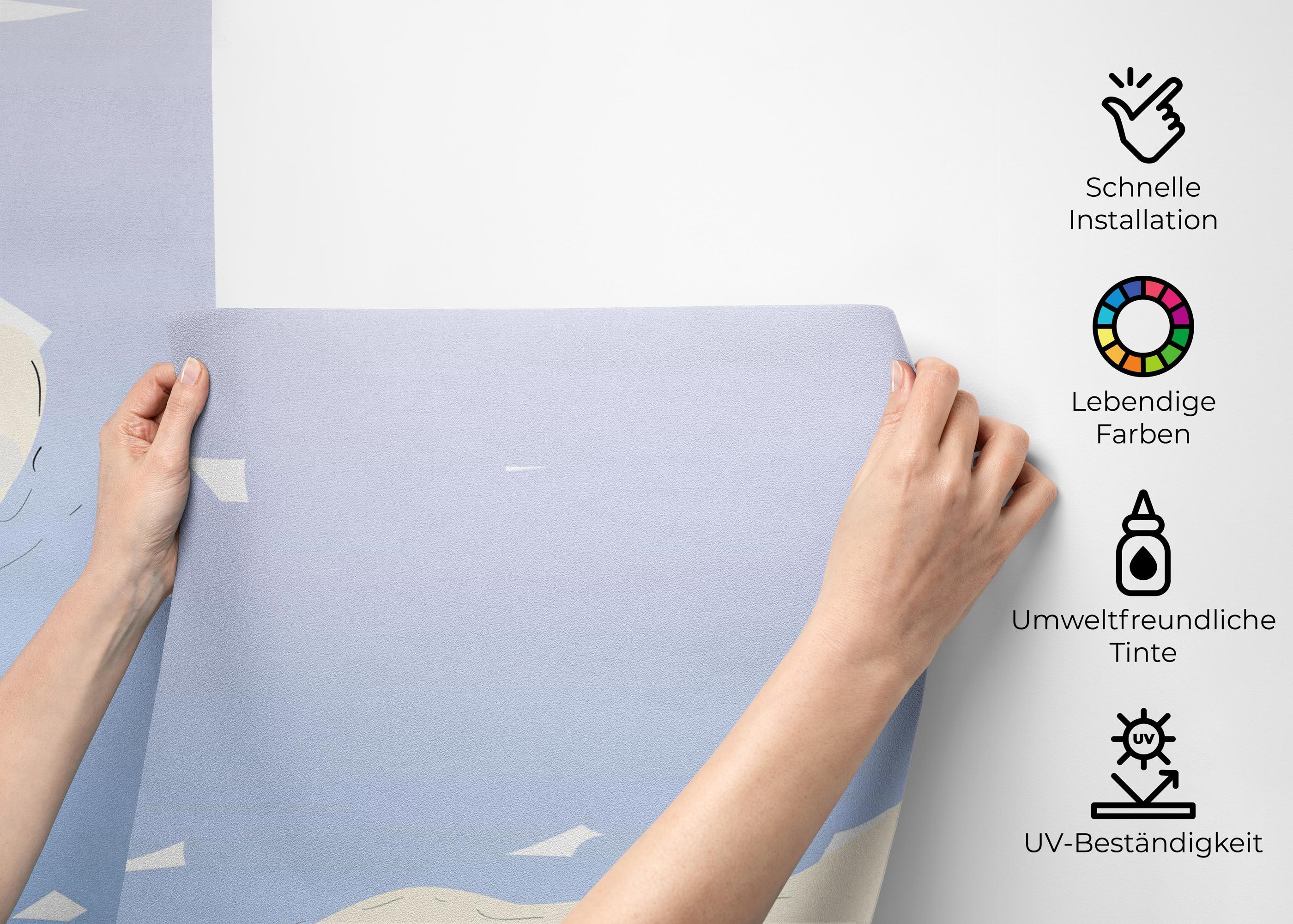 Fototapete London Clock Sketch mockup 2