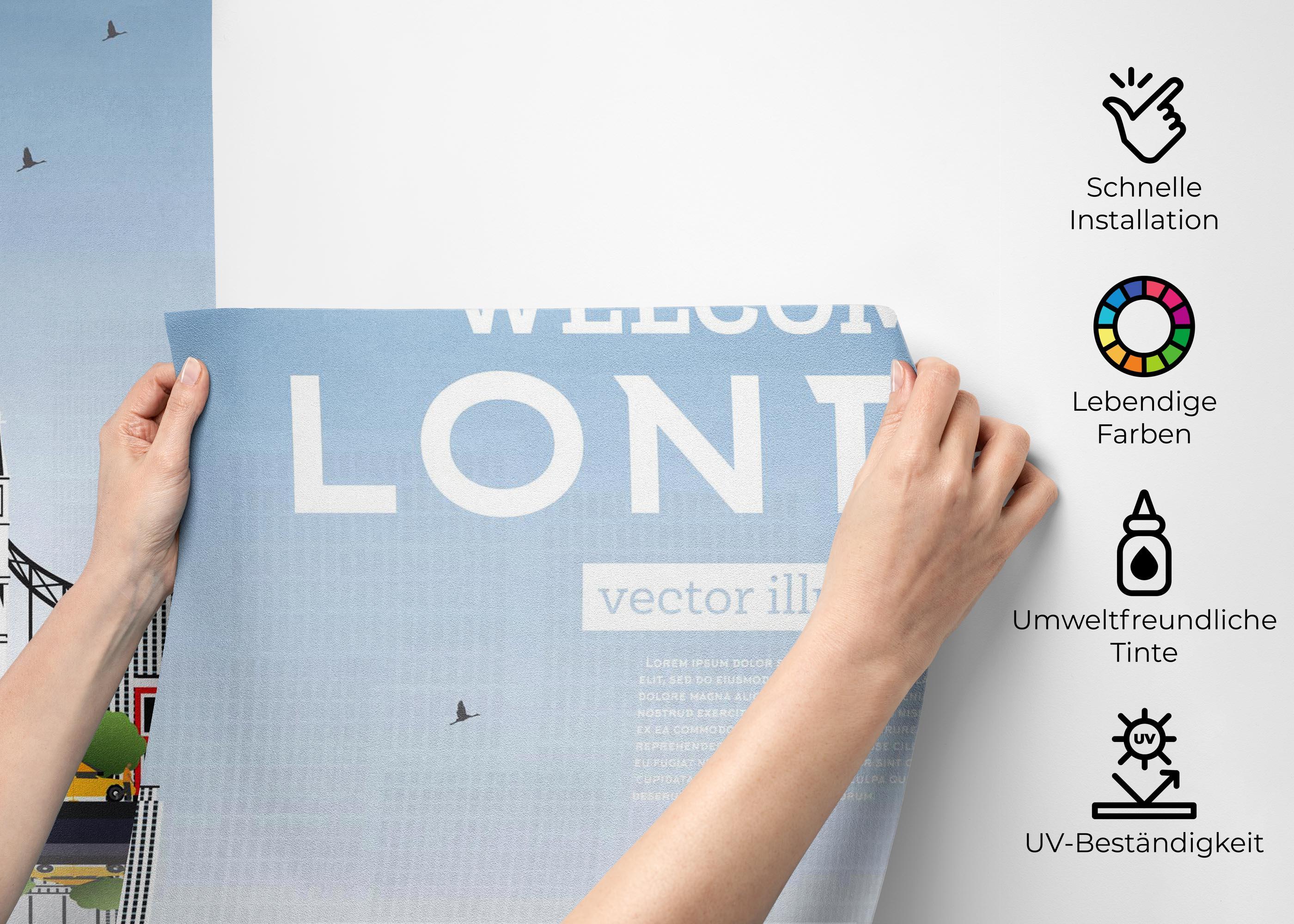 Fototapete Welcome To London mockup 2