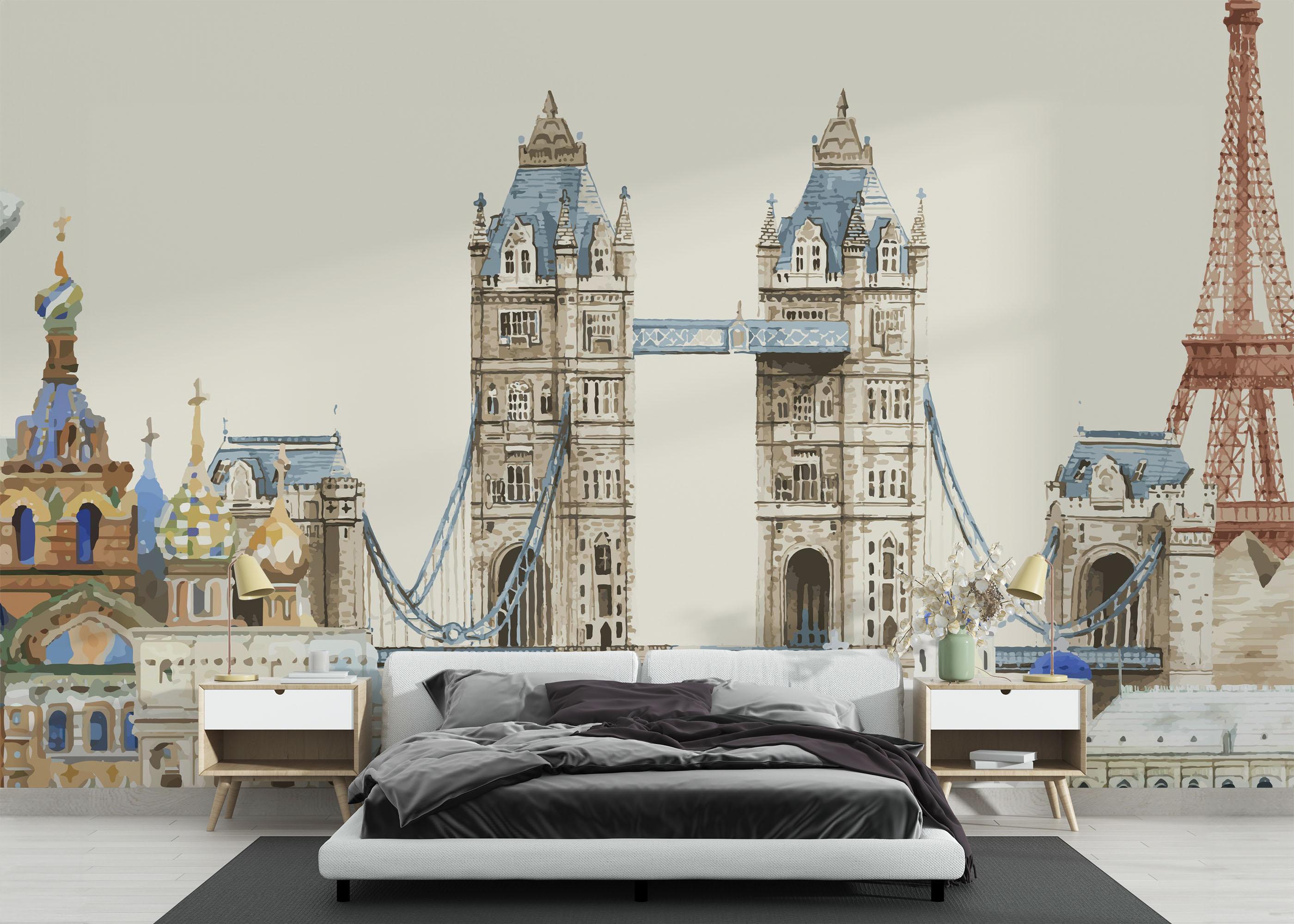 Fototapete Art Travel mockup 3