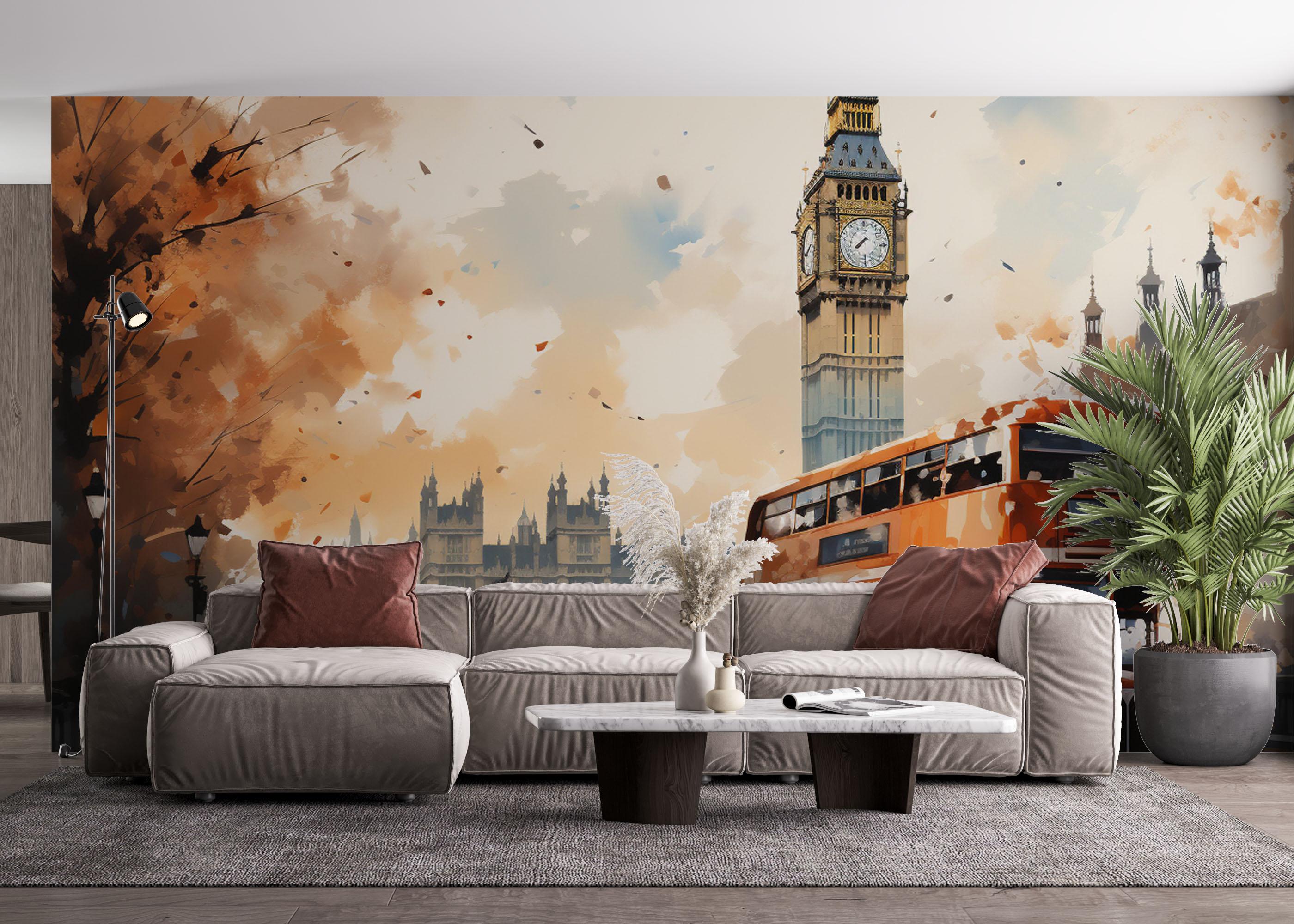 Fototapete Urban Life England mockup 4