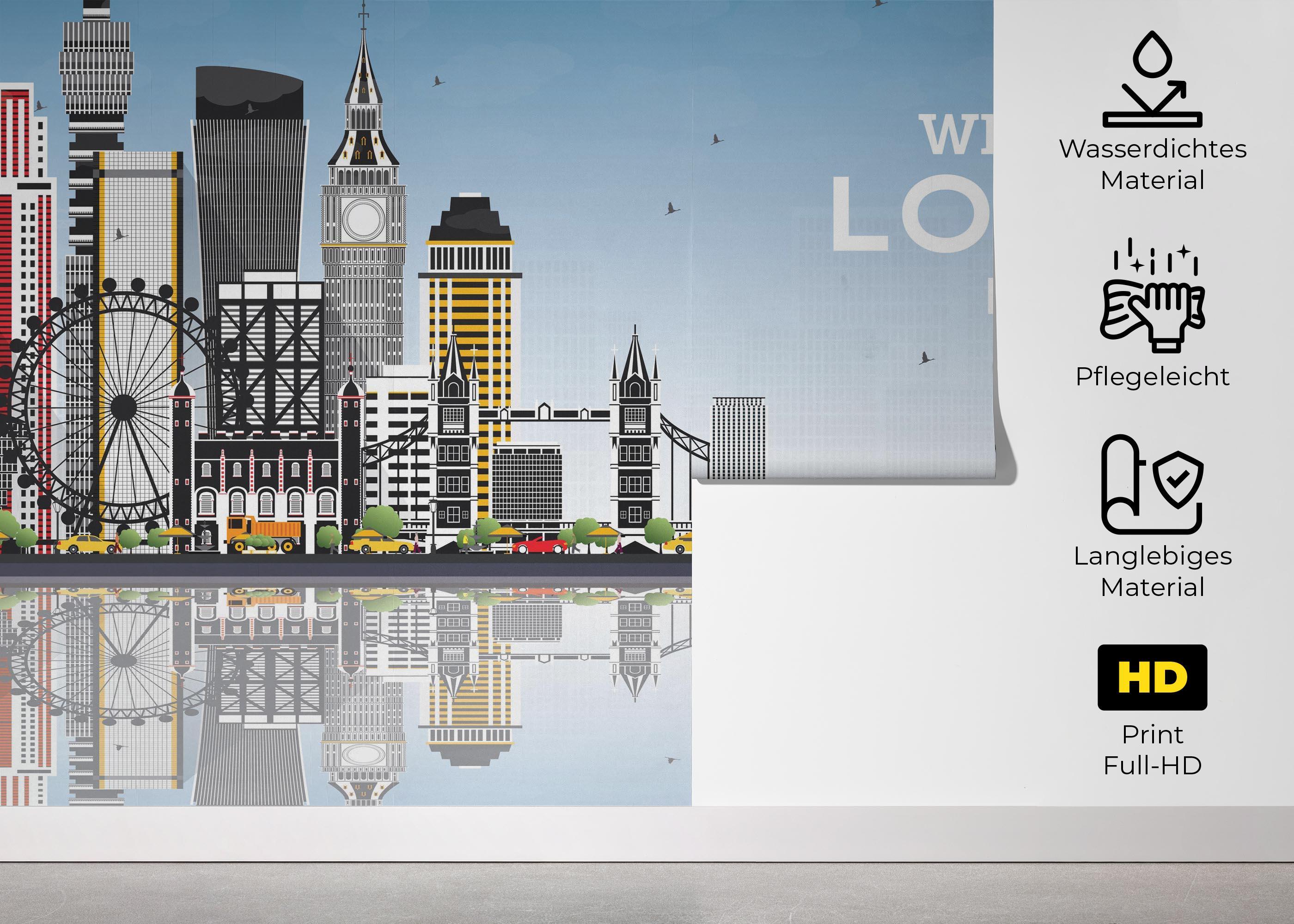 Fototapete Welcome To London mockup 5