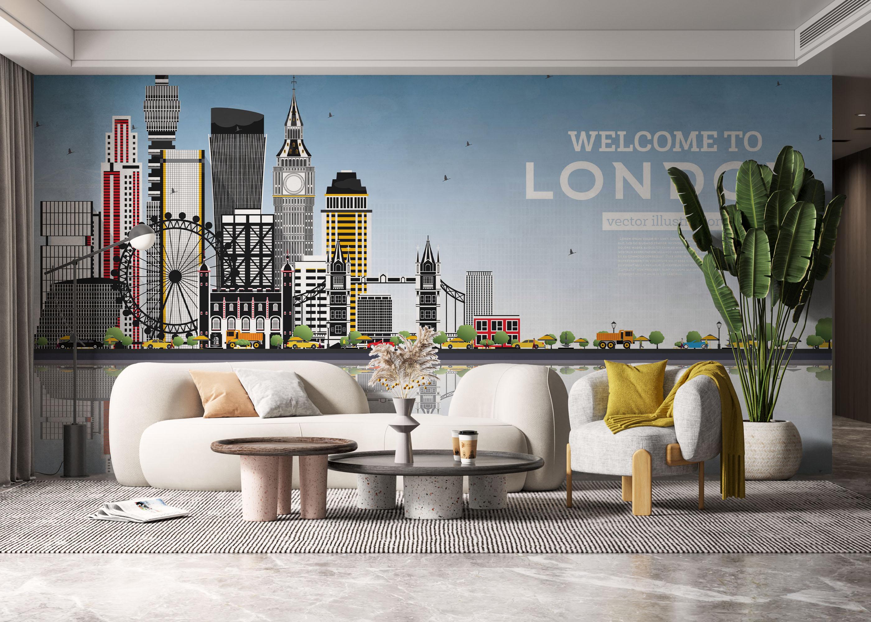 Fototapete Welcome To London mockup 6
