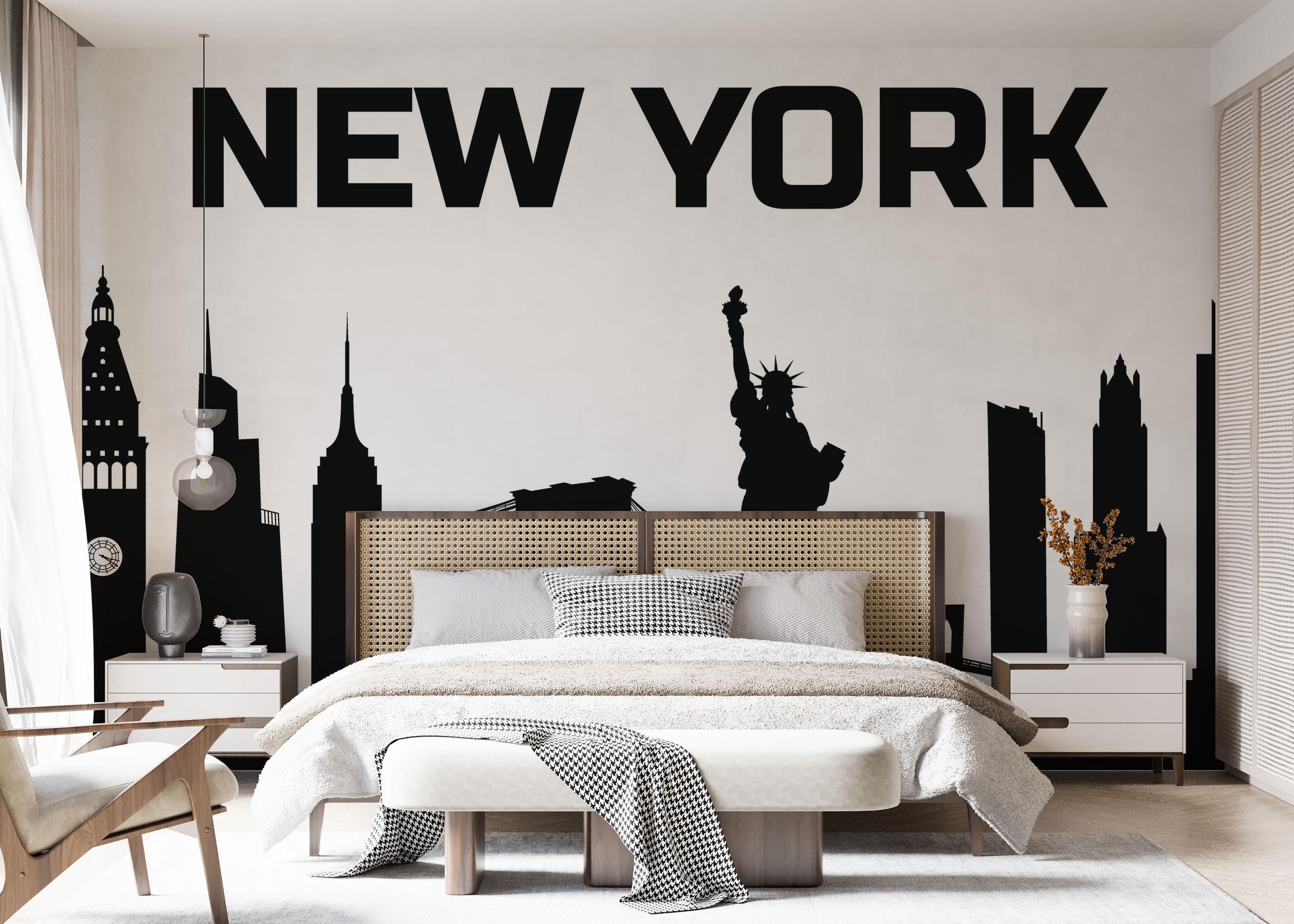 Fototapete Big New York Text mockup 7