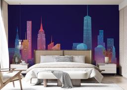 Blue Skyline Nyc mockup 7