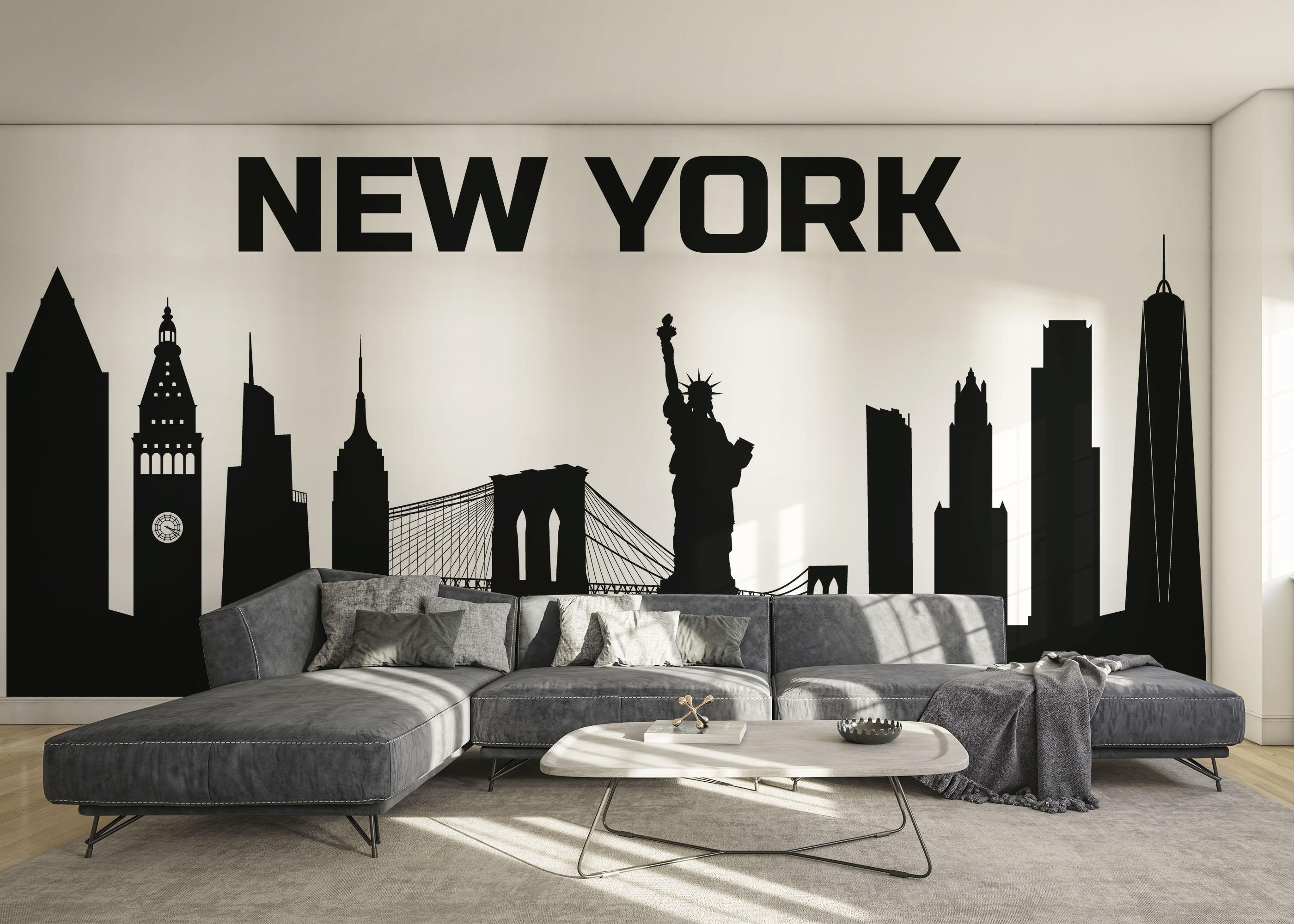 Fototapete Big New York Text mockup 0