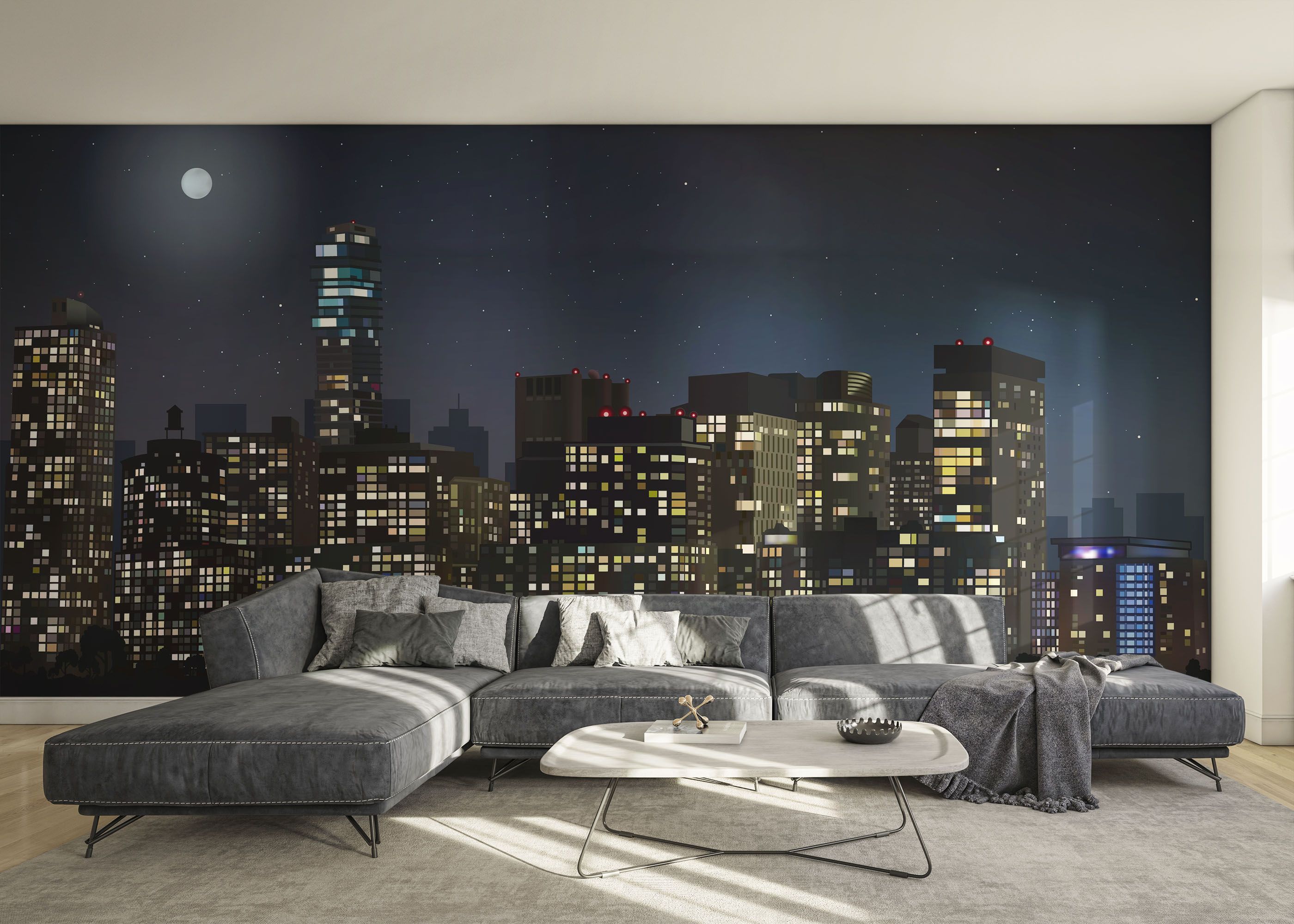 City Night Building mockup 0