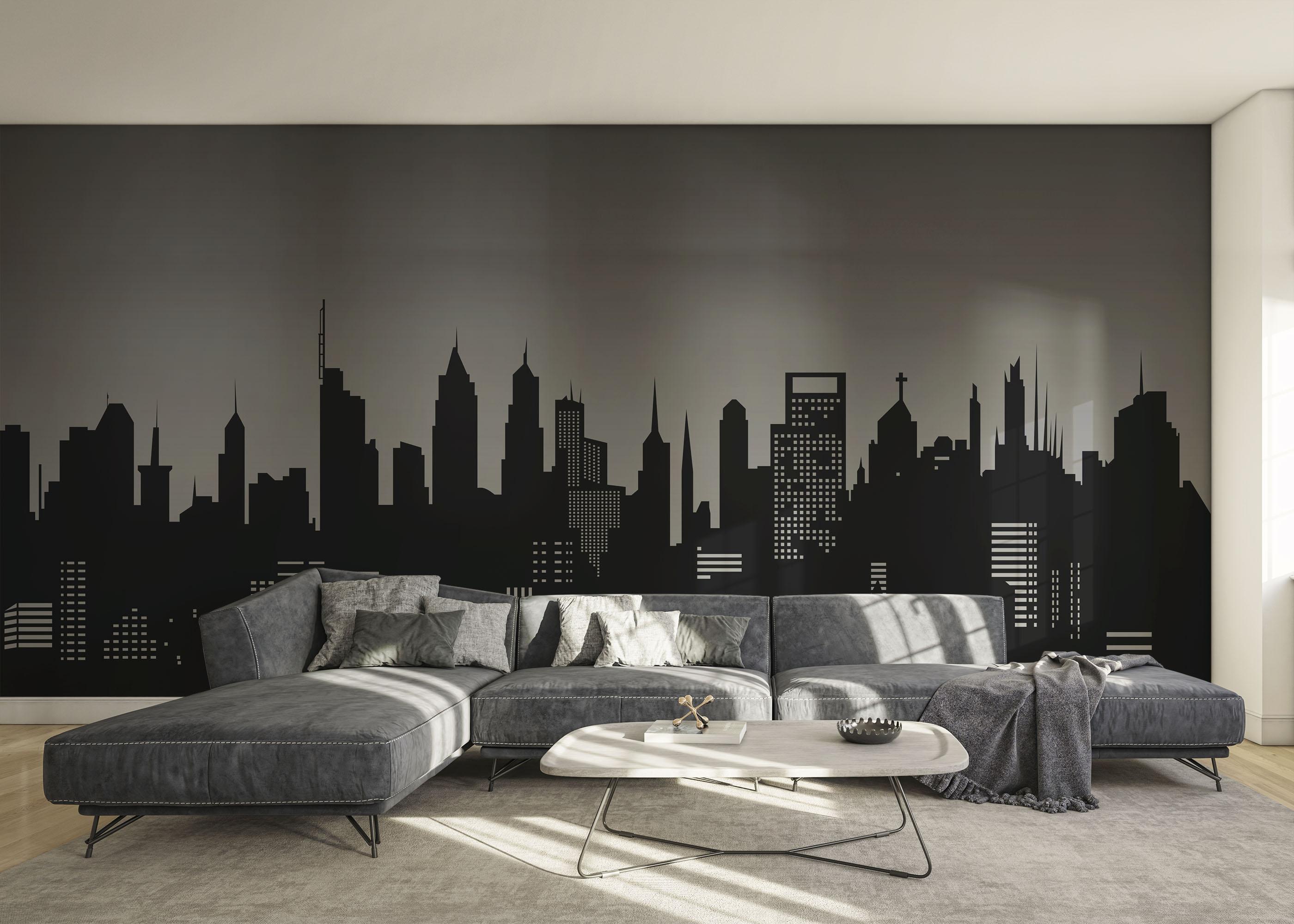 Fototapete Grey Sky New York mockup 0