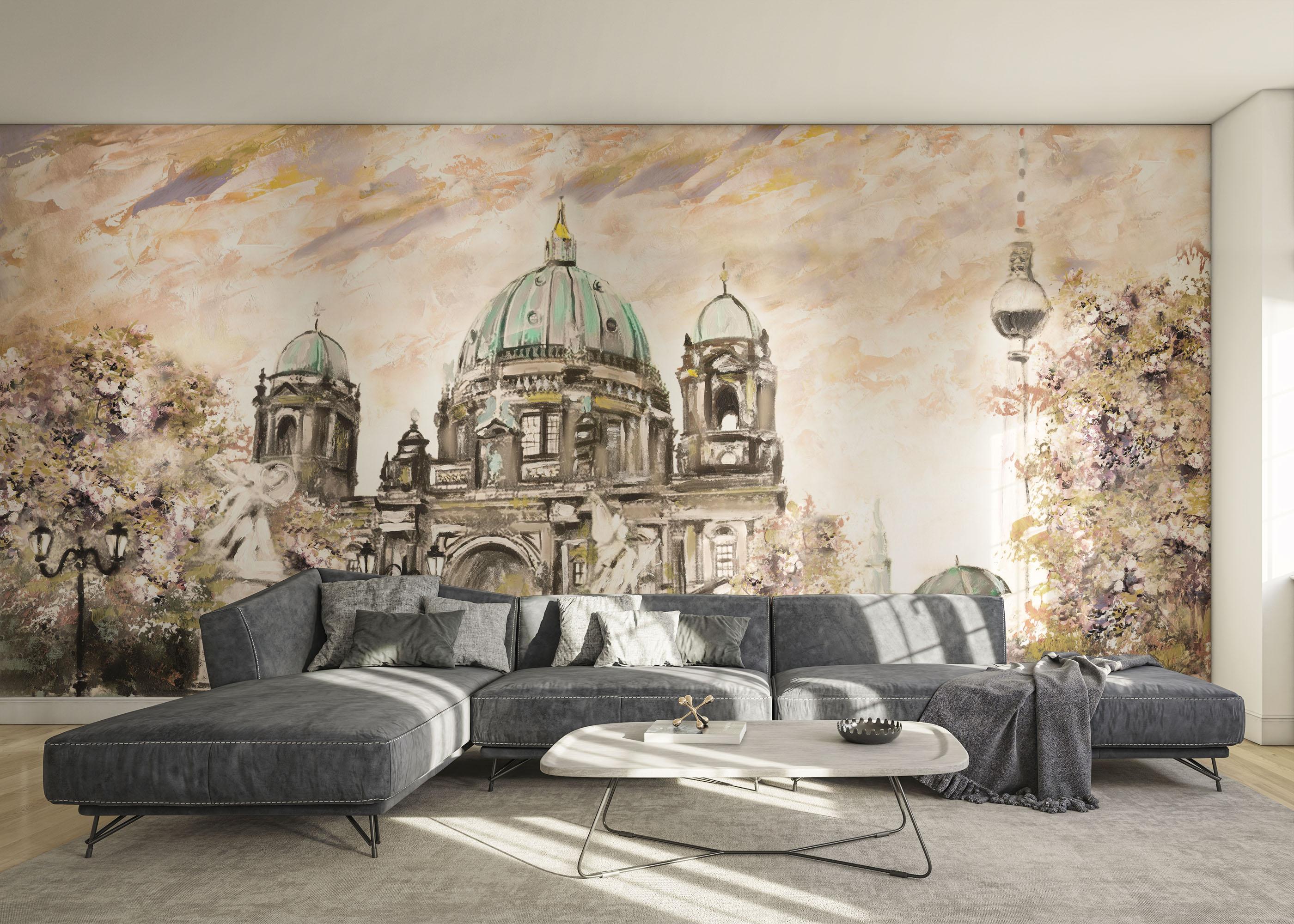 Fototapete Lost In The City mockup 0