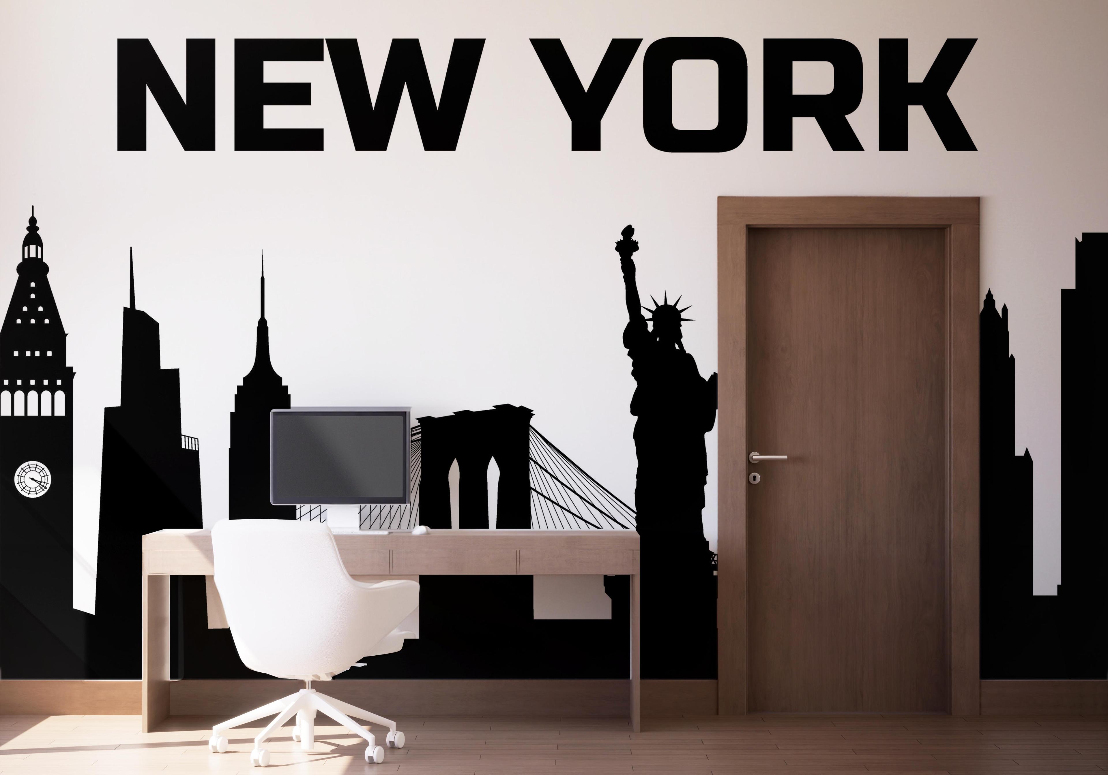 Fototapete Big New York Text mockup 1