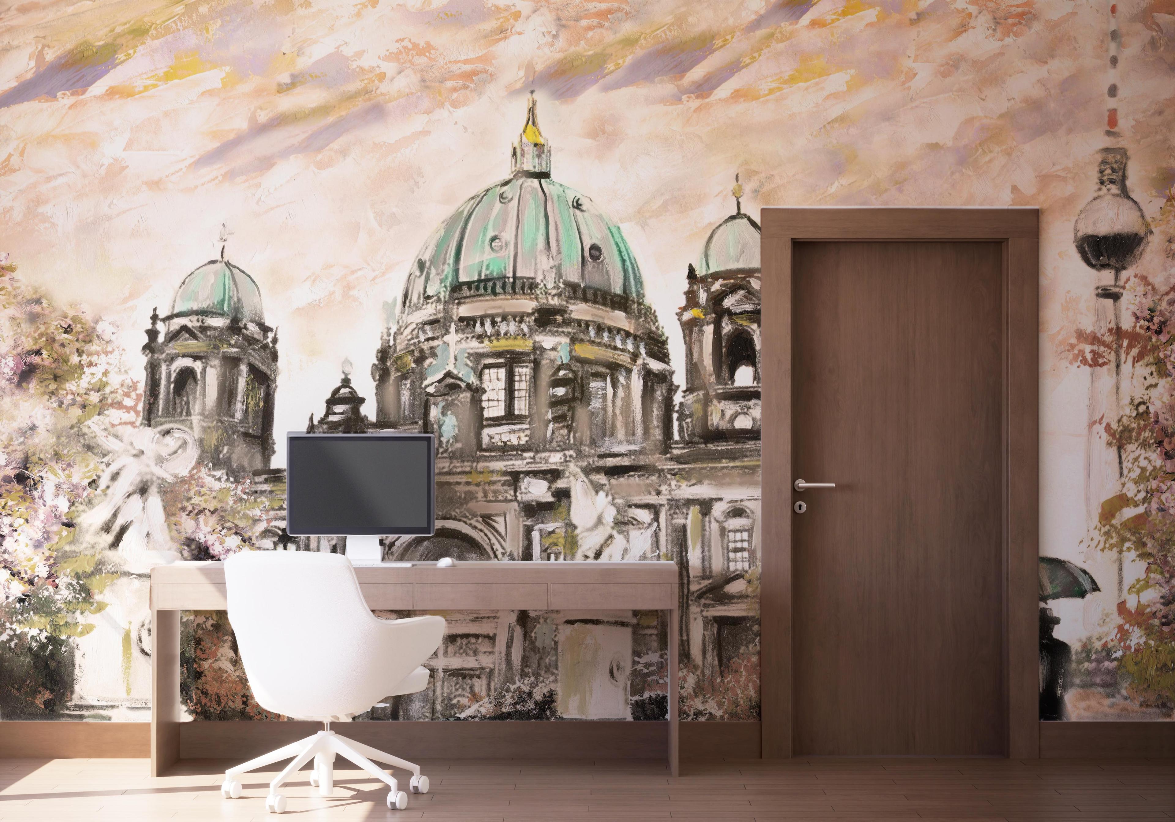 Fototapete Lost In The City mockup 1