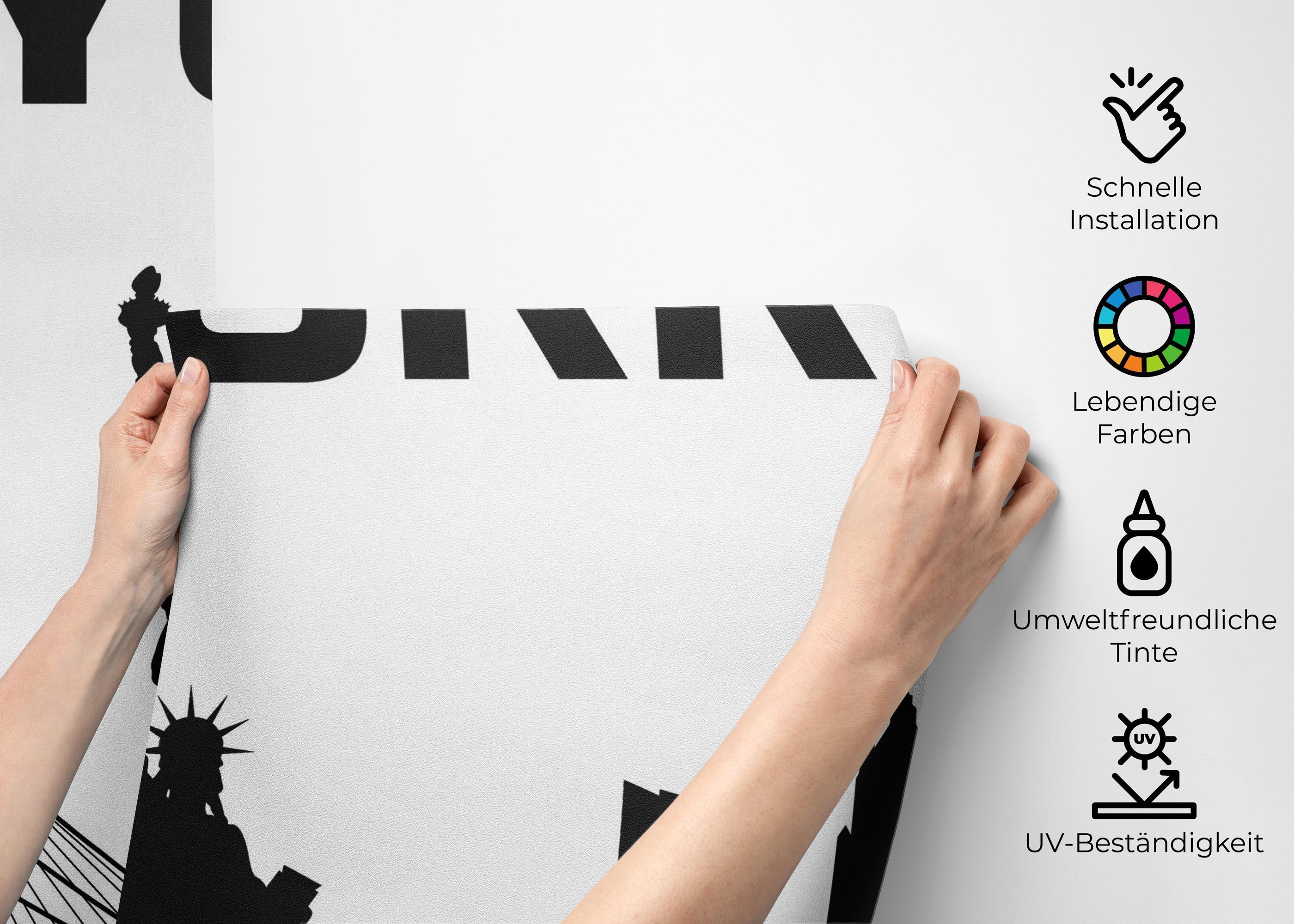 Fototapete Big New York Text mockup 2