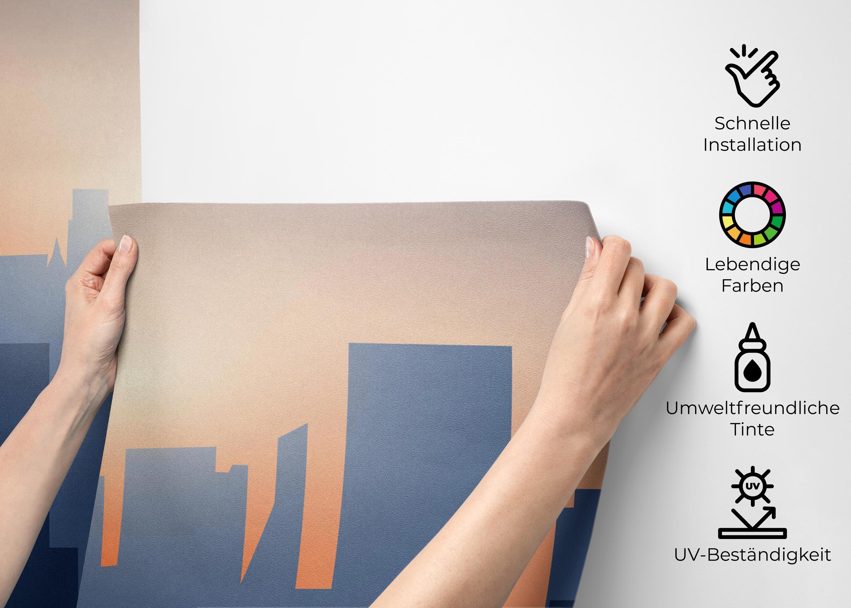 Fototapete Blue New York mockup 2