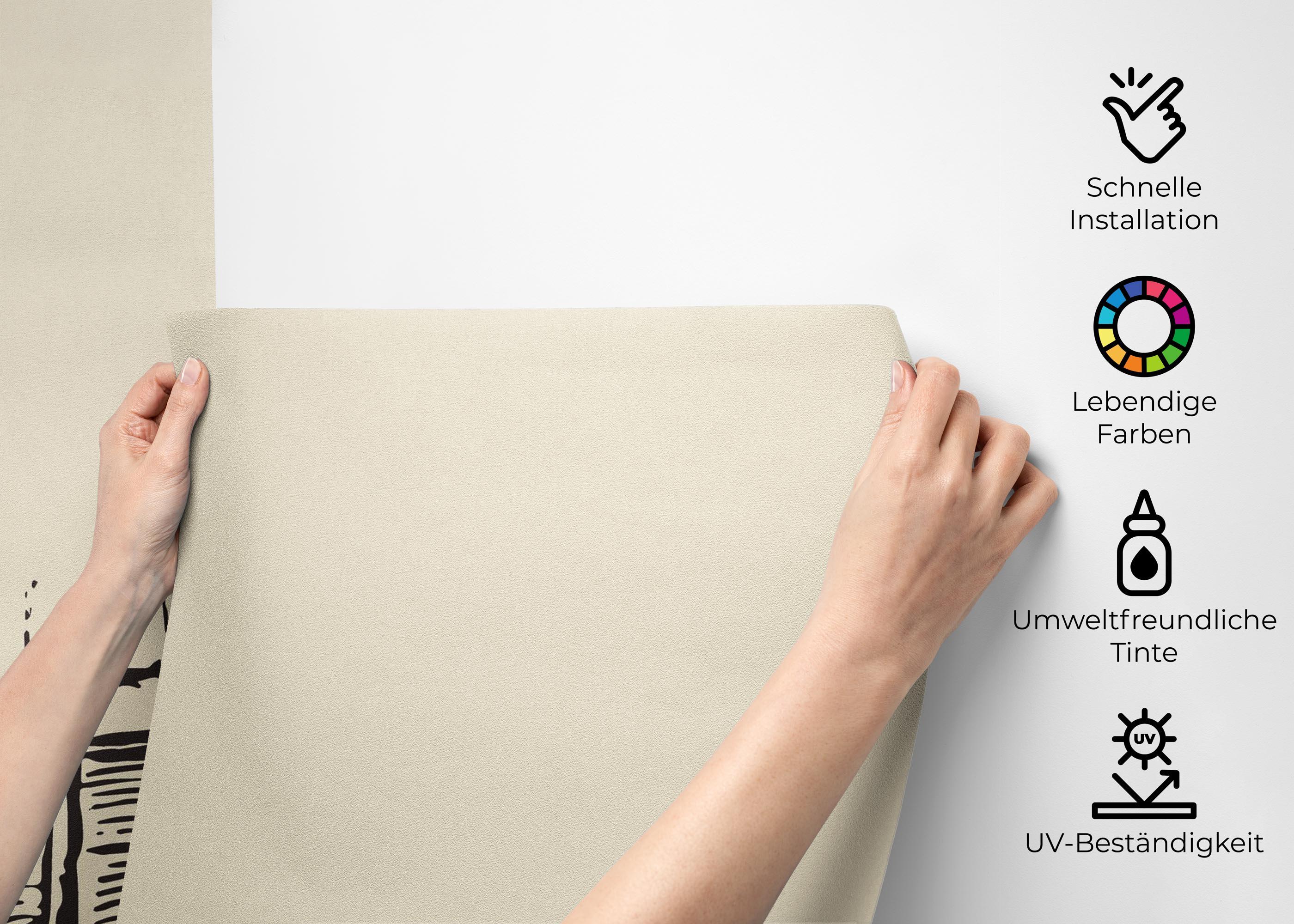 Fototapete Cream New York mockup 2